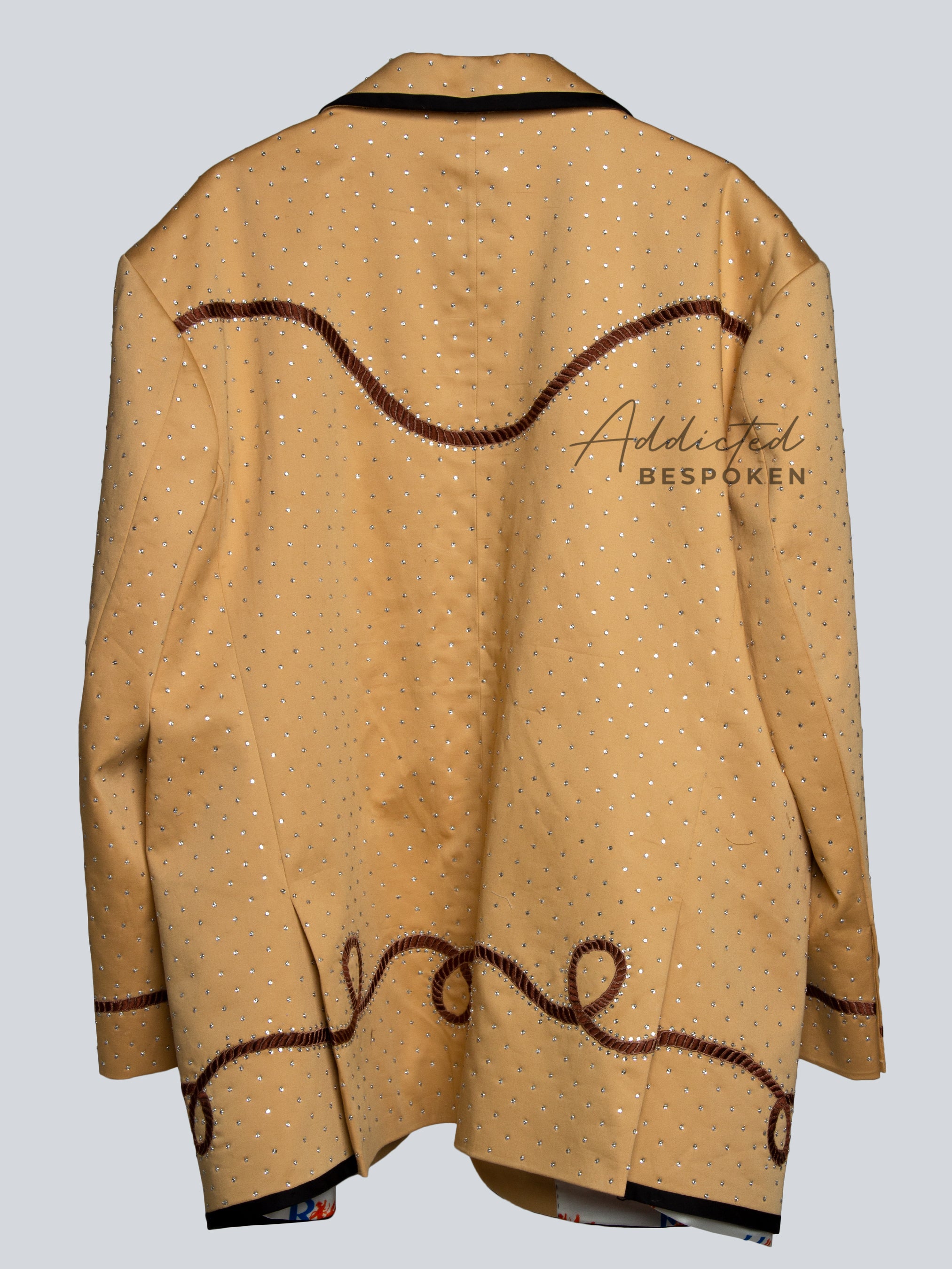 Tailored Embroidered Jacket with Western Flair