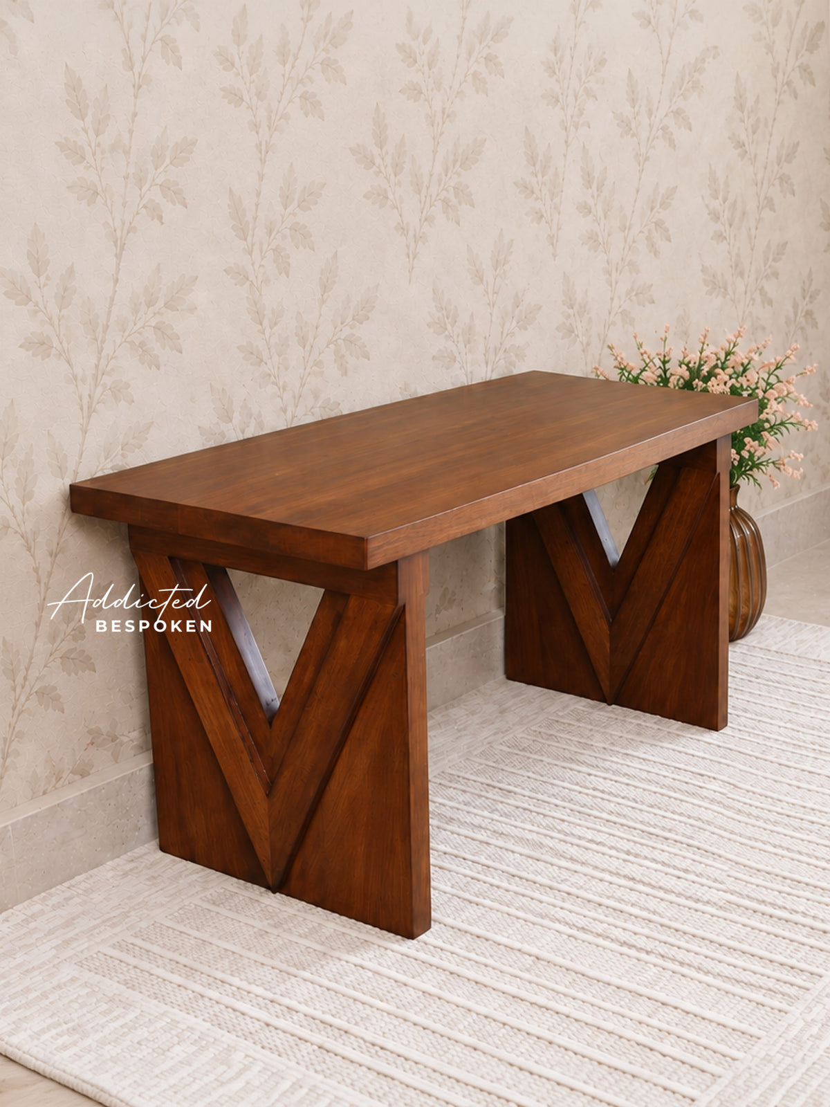 Wooden bench