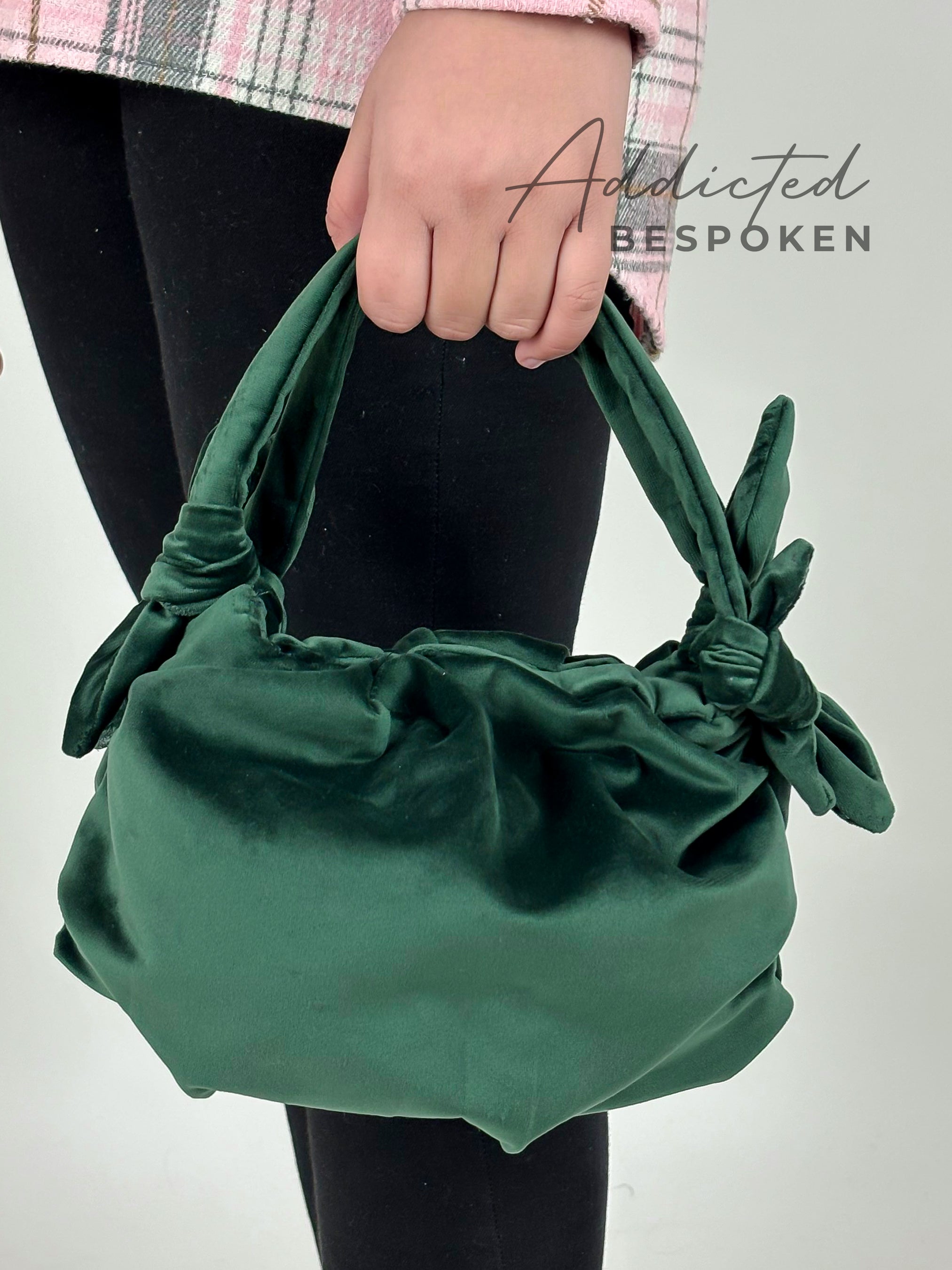 Green Furoshiki Knot Bag Addicted Bespoken