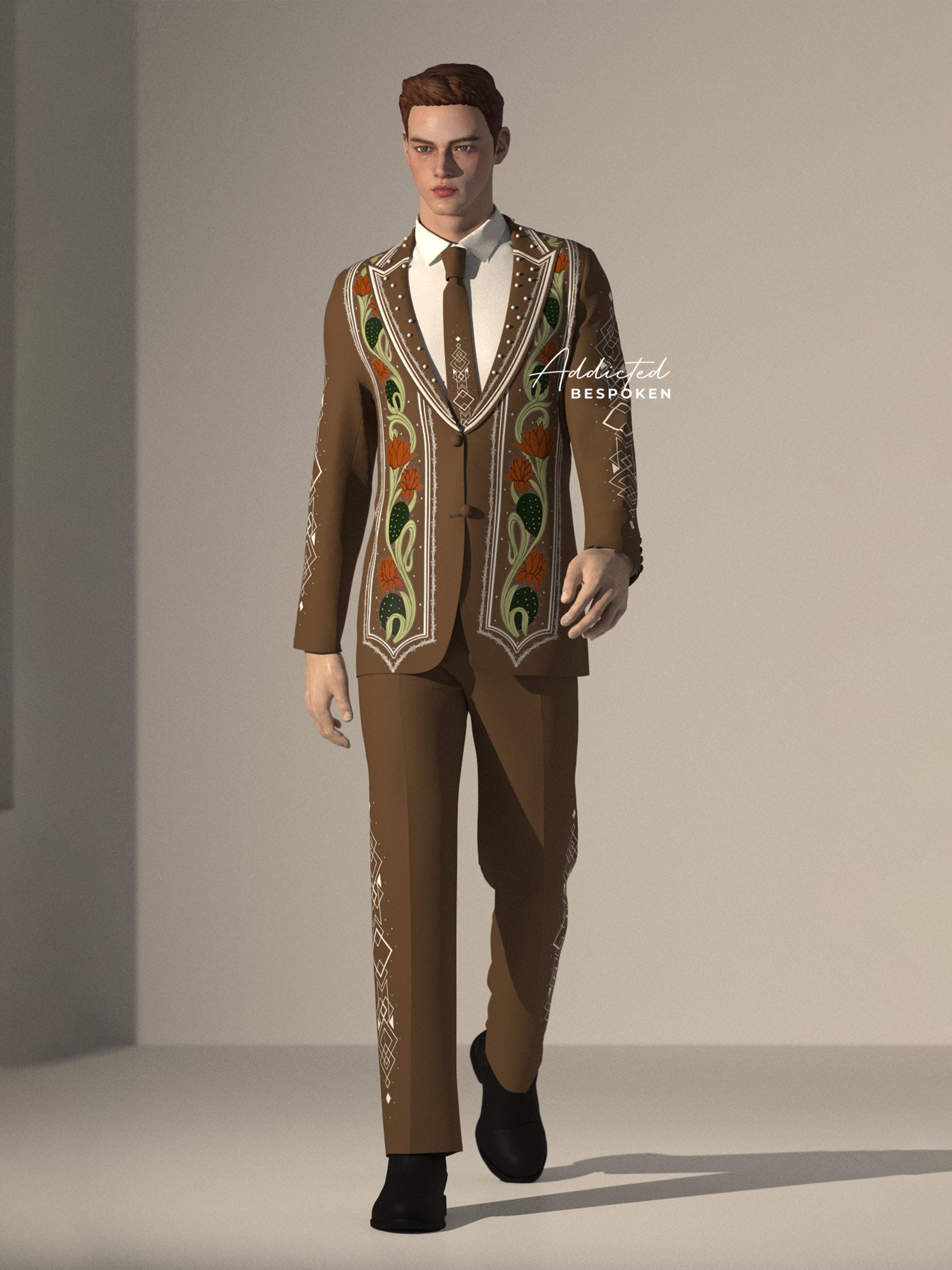 Western Suit, Embroidered Western Suits, Bespoke Wedding Suits, Wedding Men suits, Modern Groom Attire.