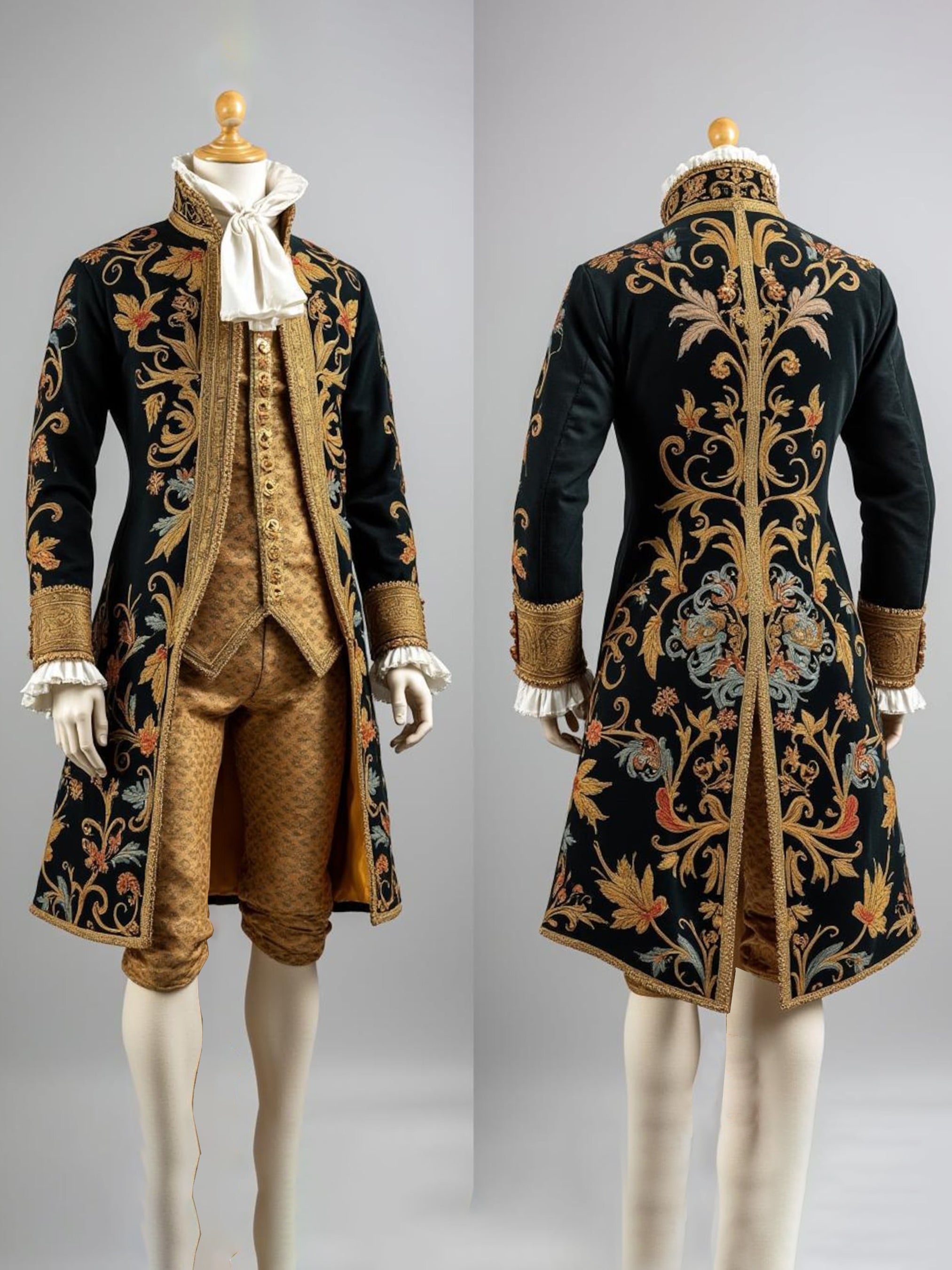 Gala Event Fashion Rococo History Suit
