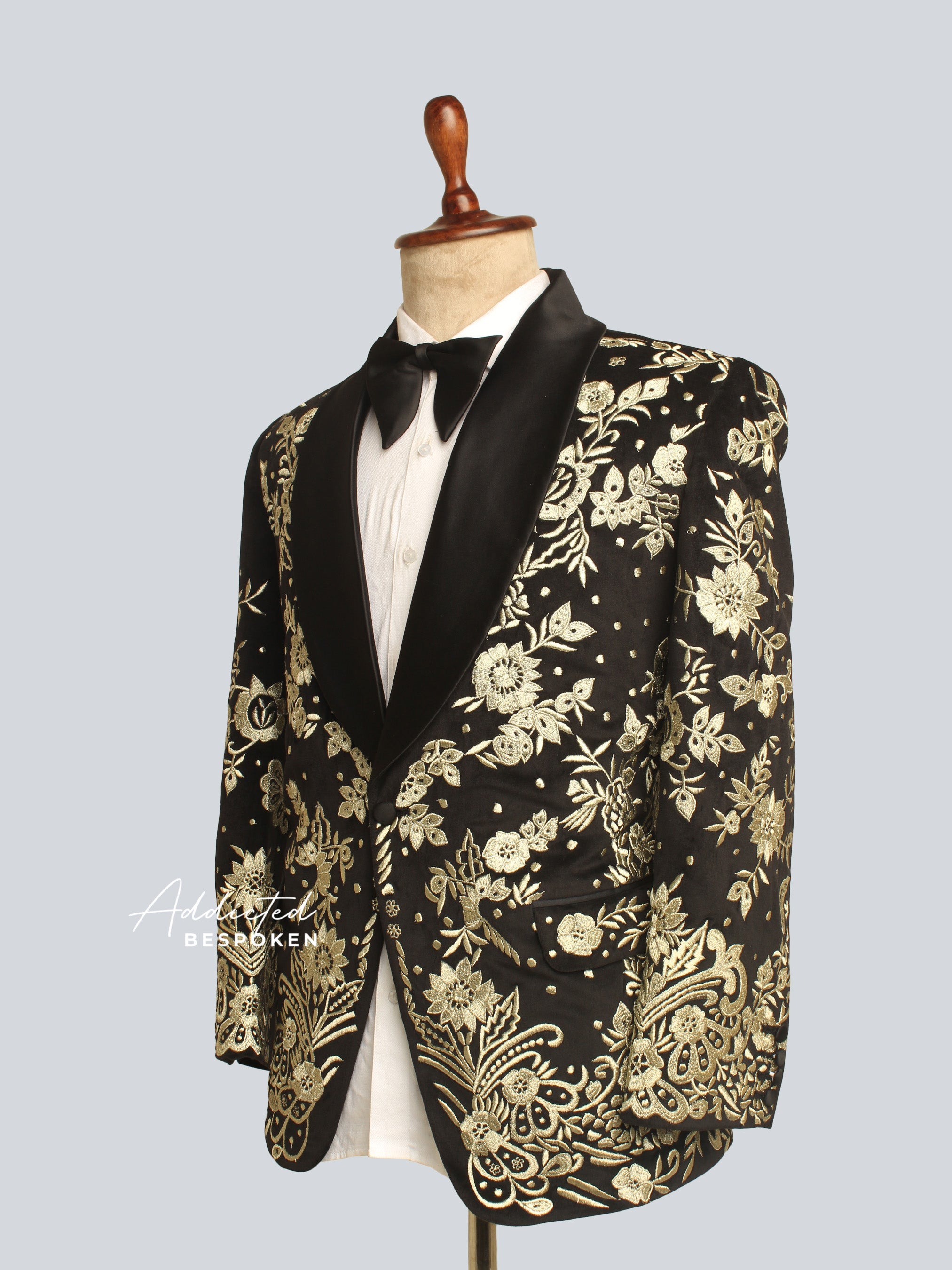 Exquisite Midnight Embellished Blazer Addicted Bespoken