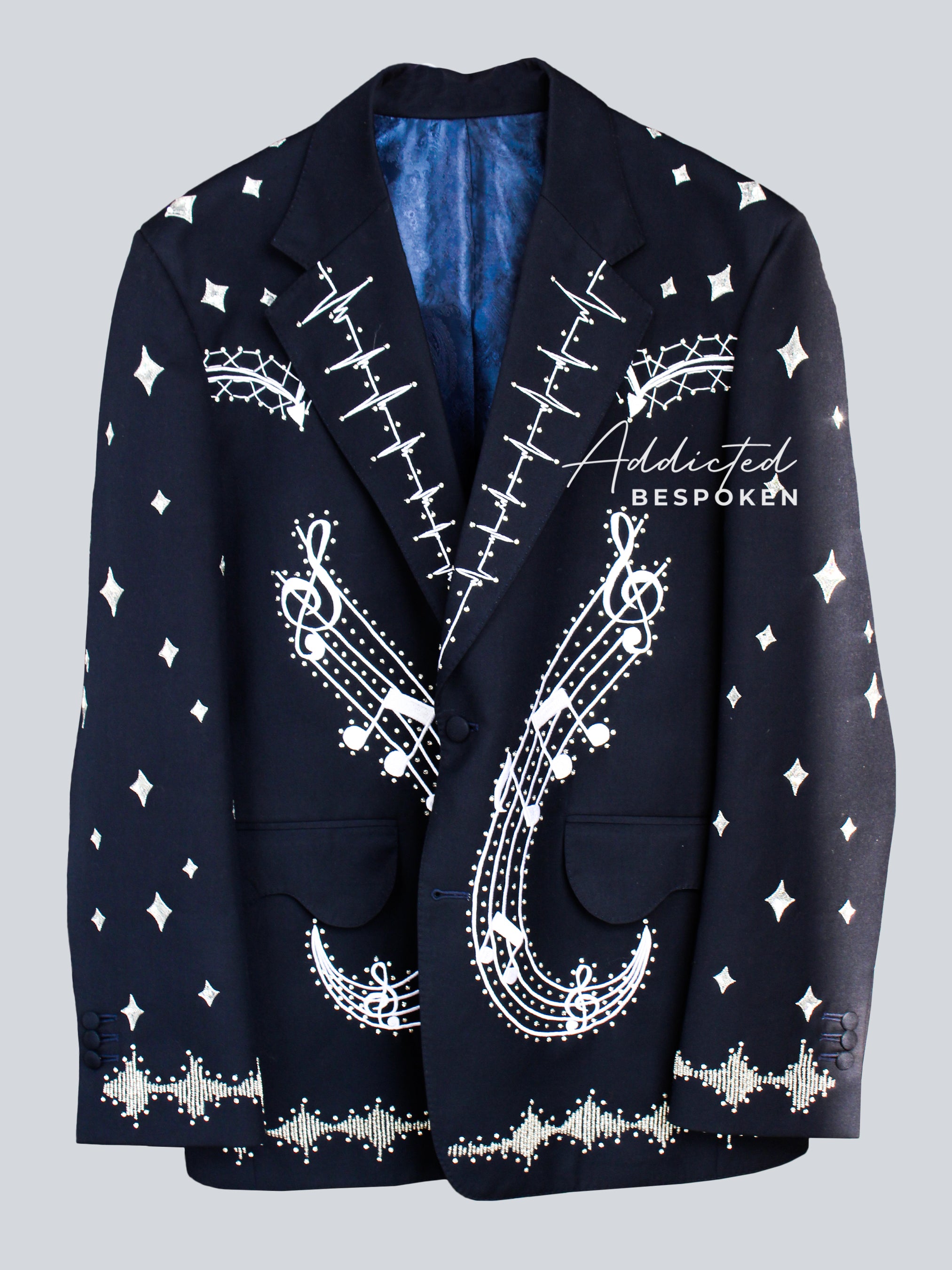 Night Symphony Suit – Rhythmic Elegance