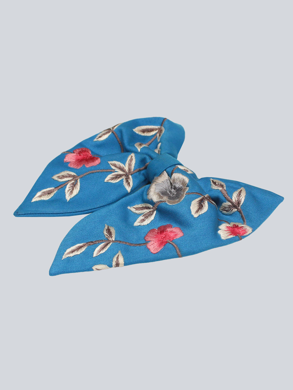 Turquoise Floral Bow Tie Addicted Bespoken