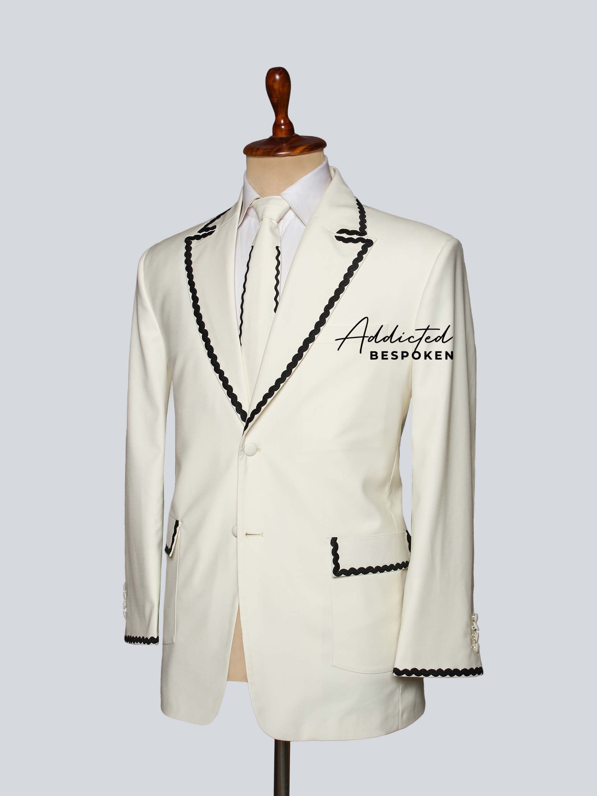 Signature Embroidered Tailored Blazer Addicted Bespoken