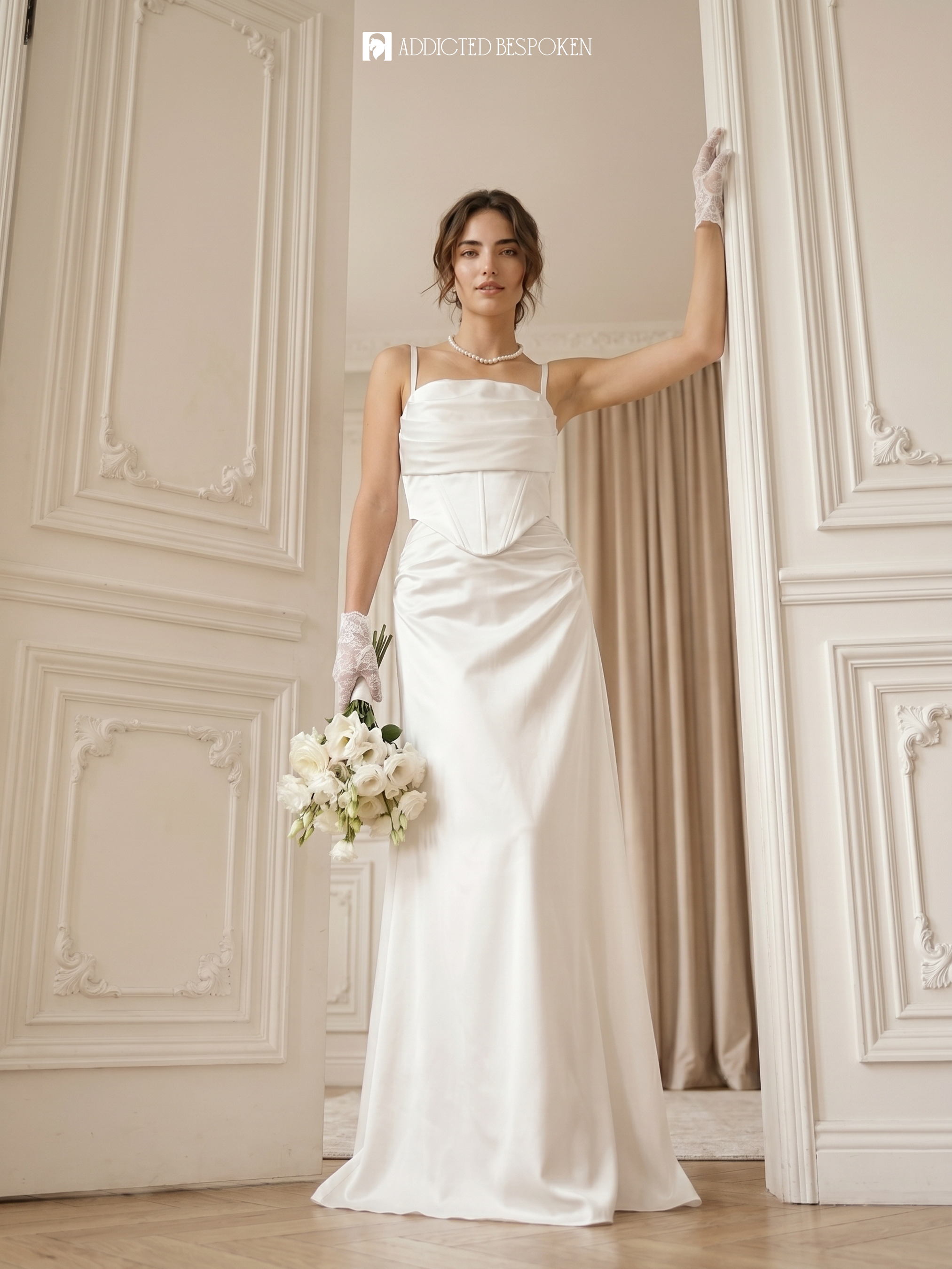 Ivory Corset Bridal Dress Addicted Bespoken