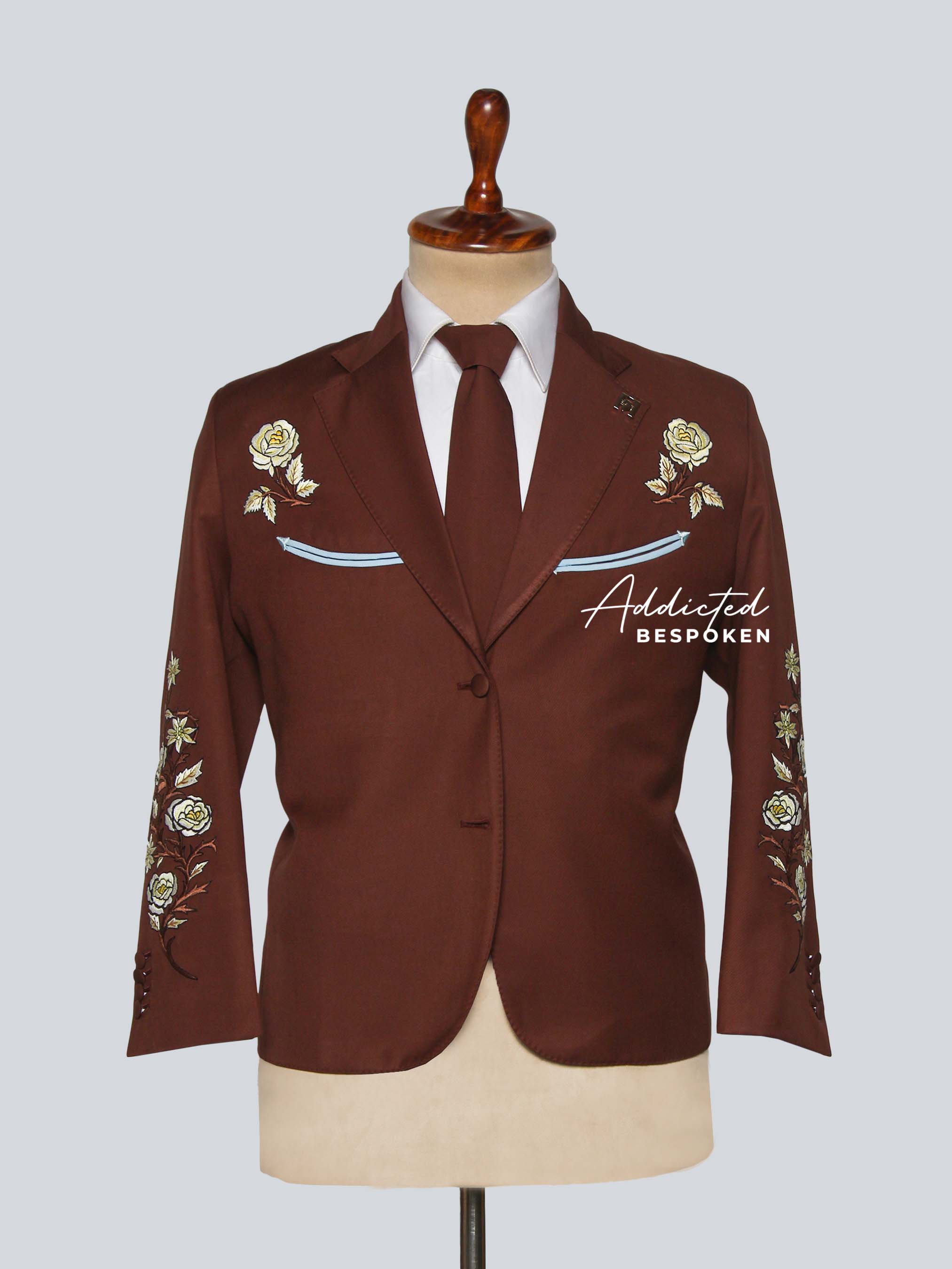 Signature Floral Tailored Suit Addicted Bespoken