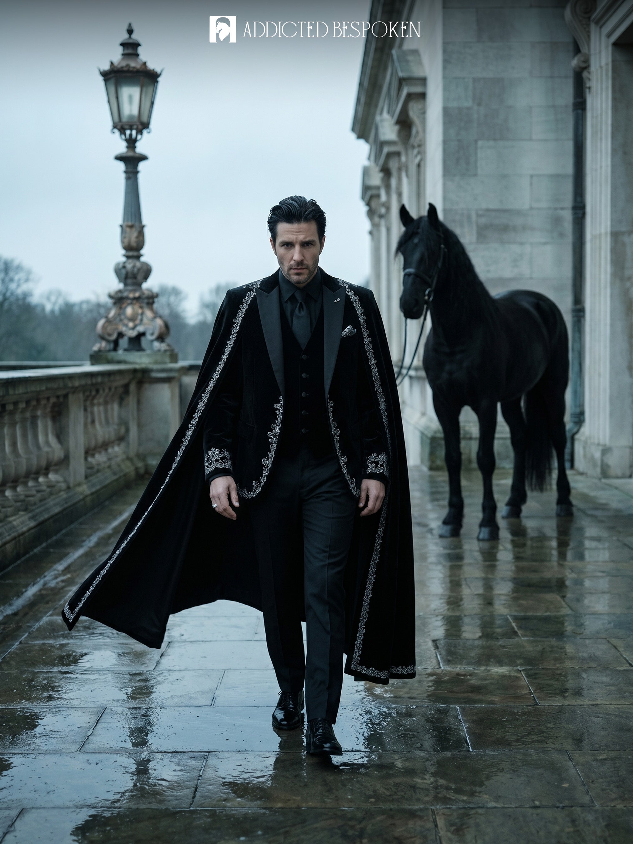 Modern Gothic Cape Suit Addicted Bespoken