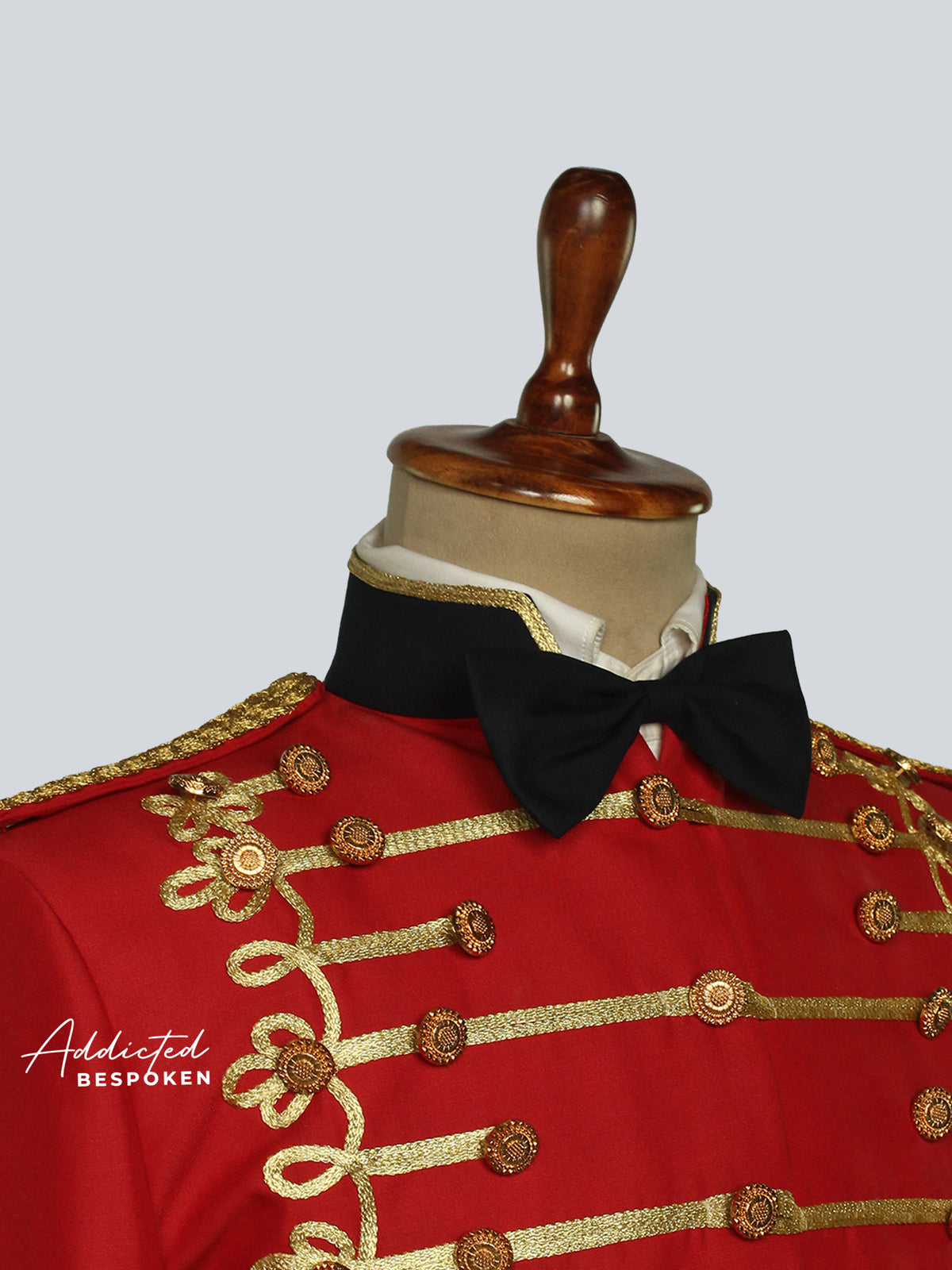 Gold Braided Military Stage Costume Addicted Bespoken