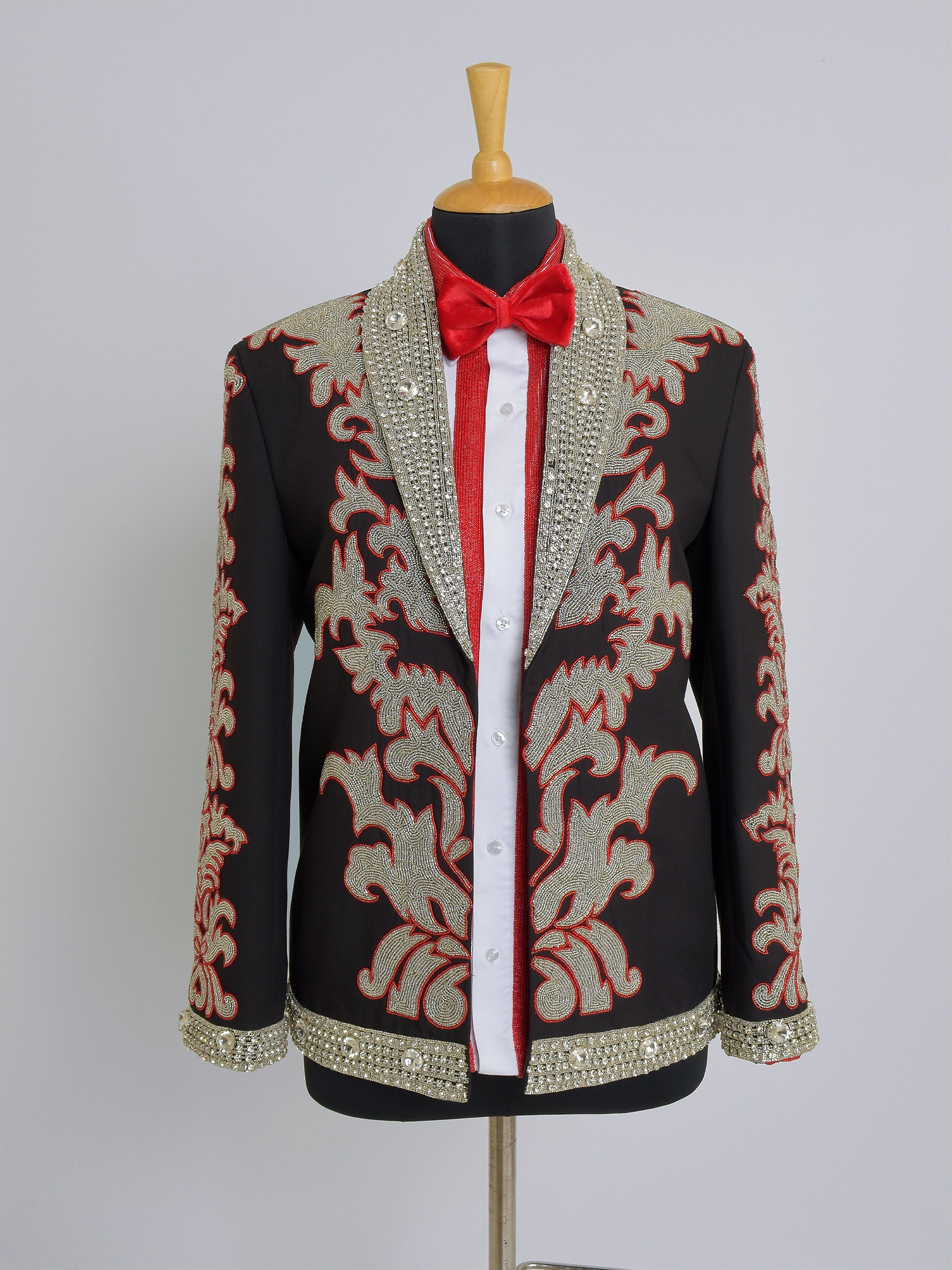 Embroidered Prom Suit