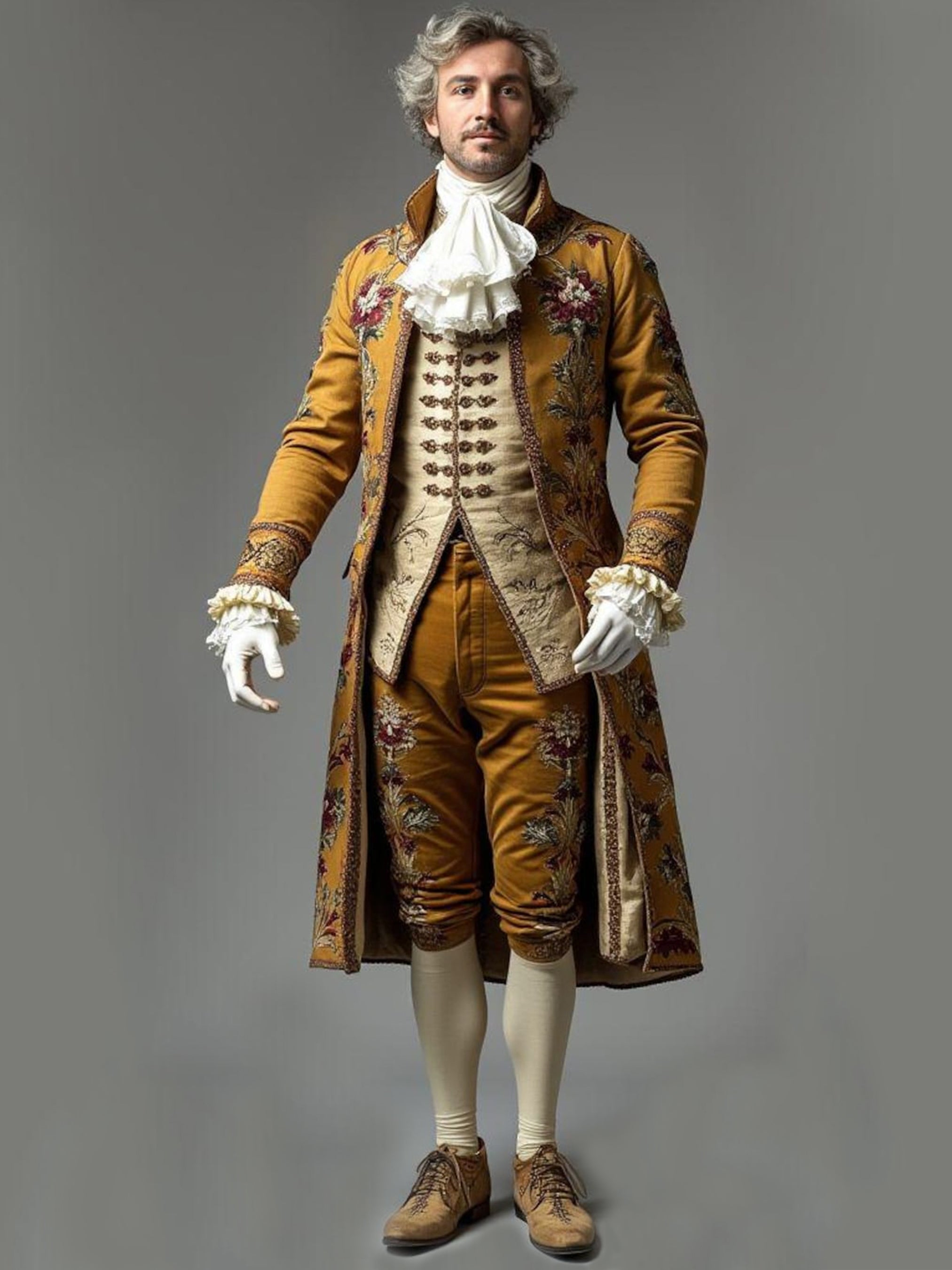 Historical Theatre Rococo Nobleman Style Gala Suit