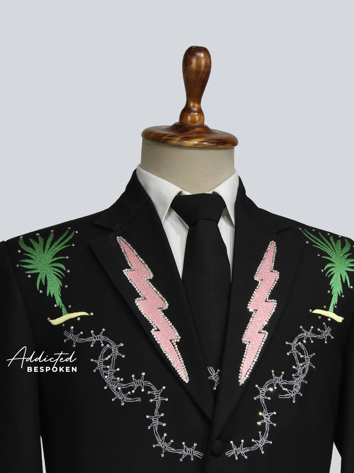 Black Western Suit for Men Addicted Bespoken