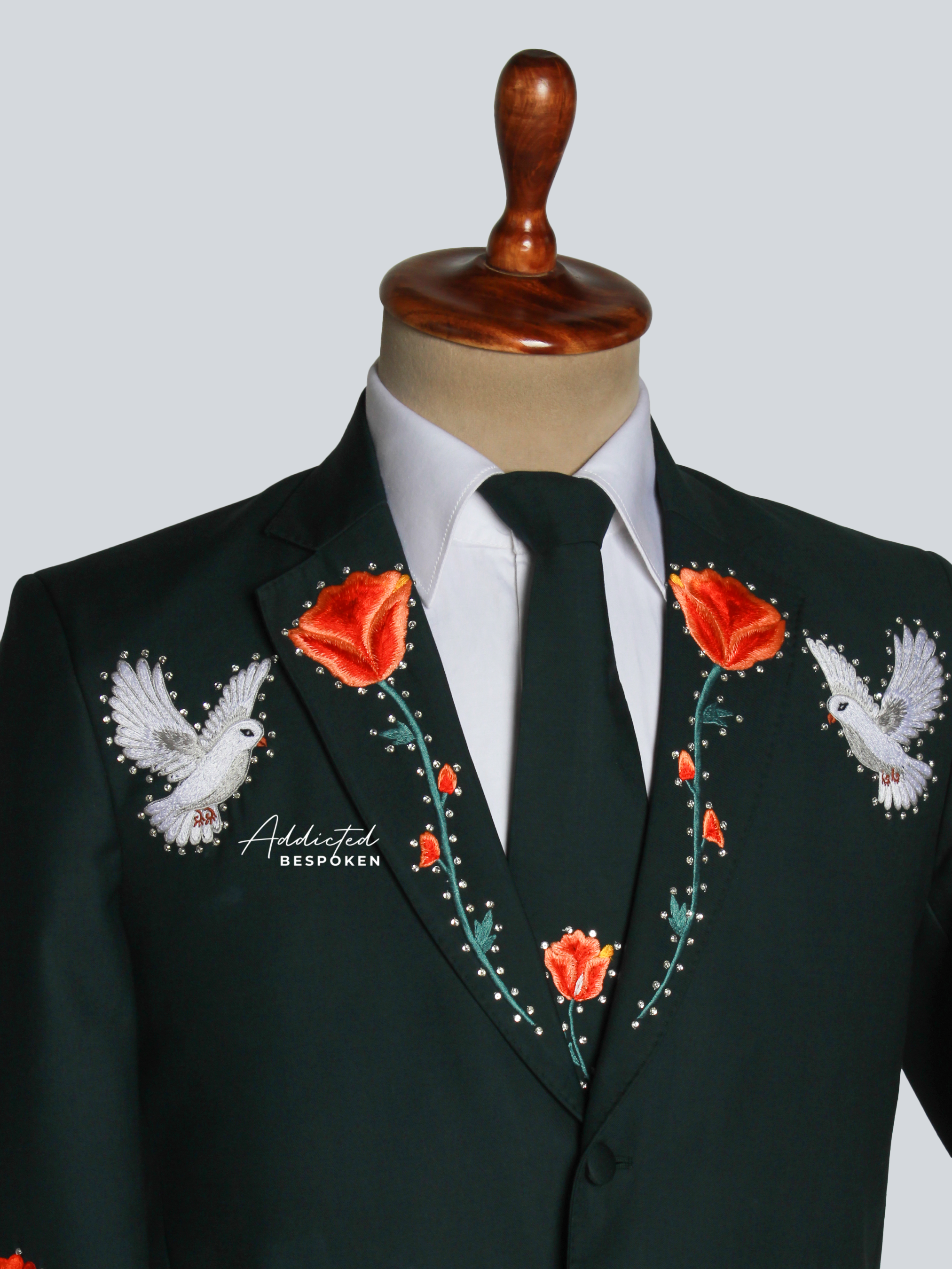 Garden-Inspired Embroidery Suit