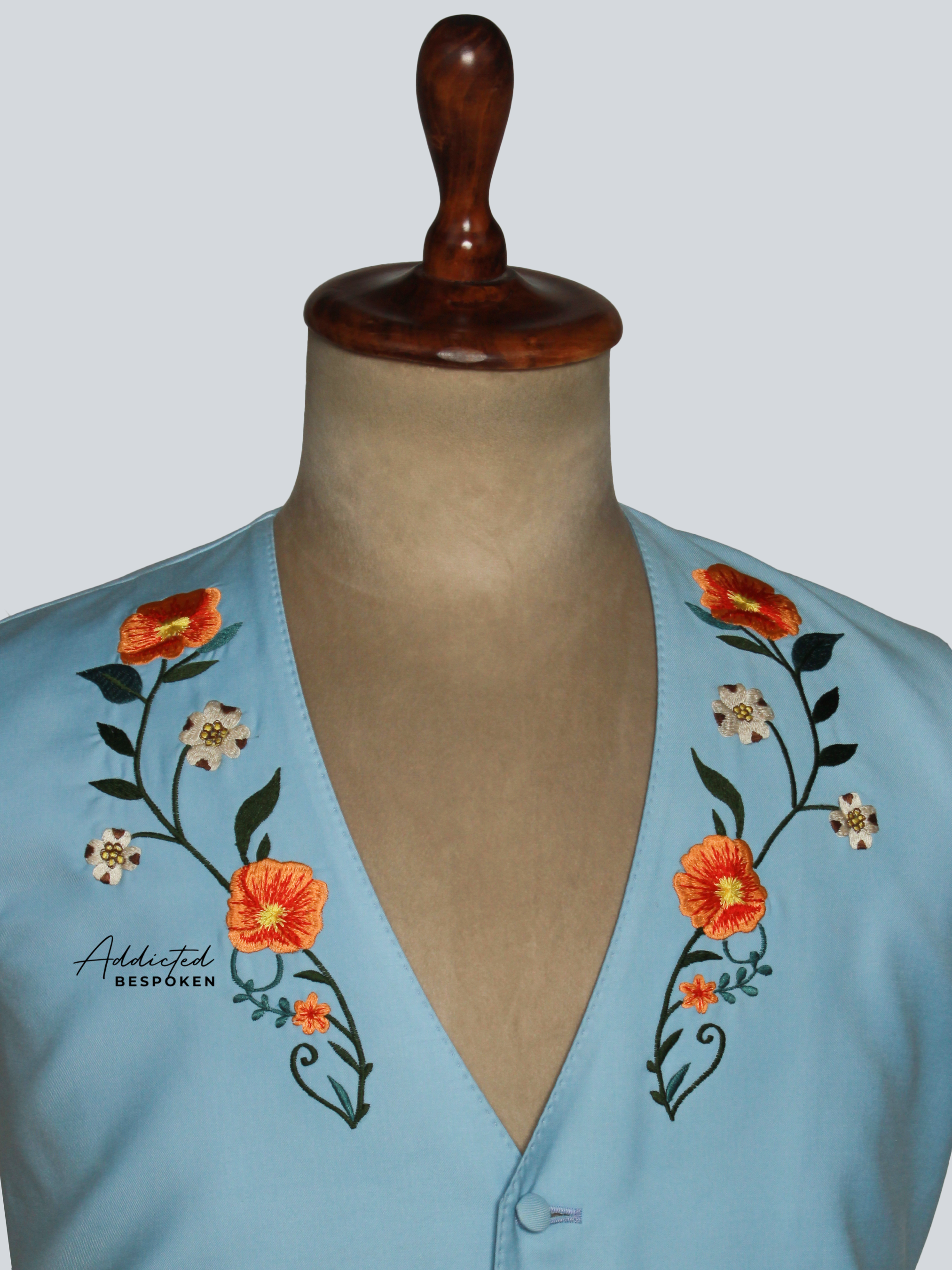 Embroidered Bloom Waistcoat