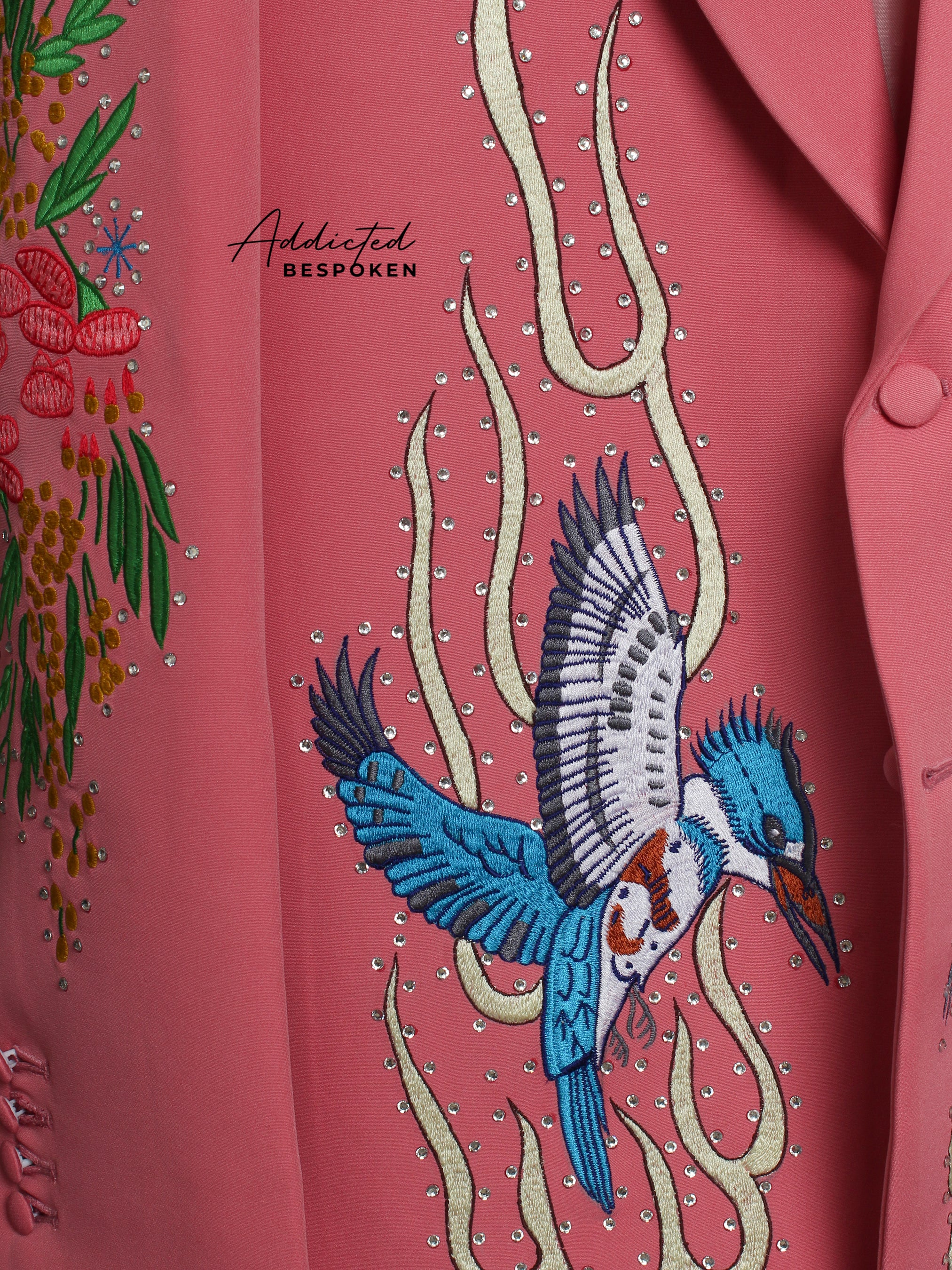Kingfisher Meadow Embroidered Suit