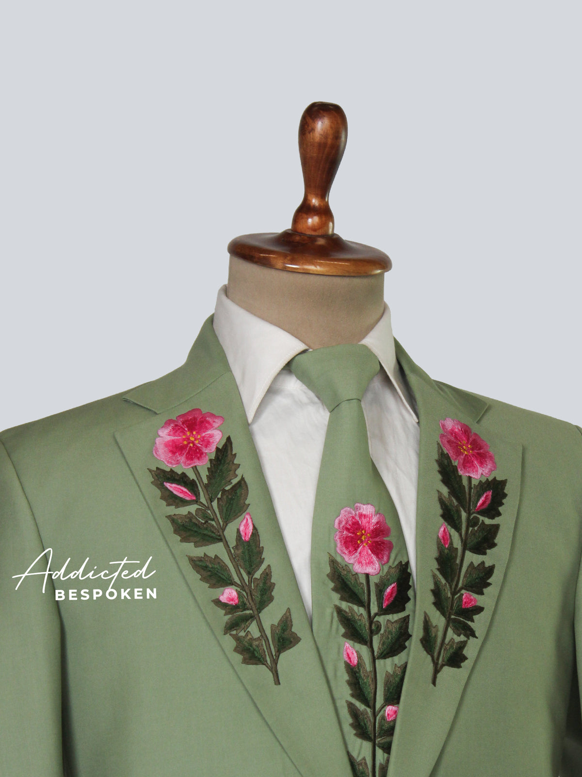 Sage Green Groom Suit Addicted Bespoken