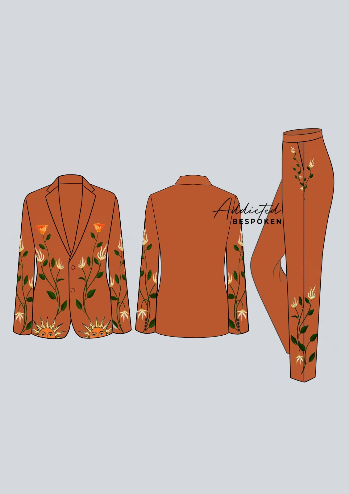 Sunrise Flower Wedding Attire Addicted Bespoken