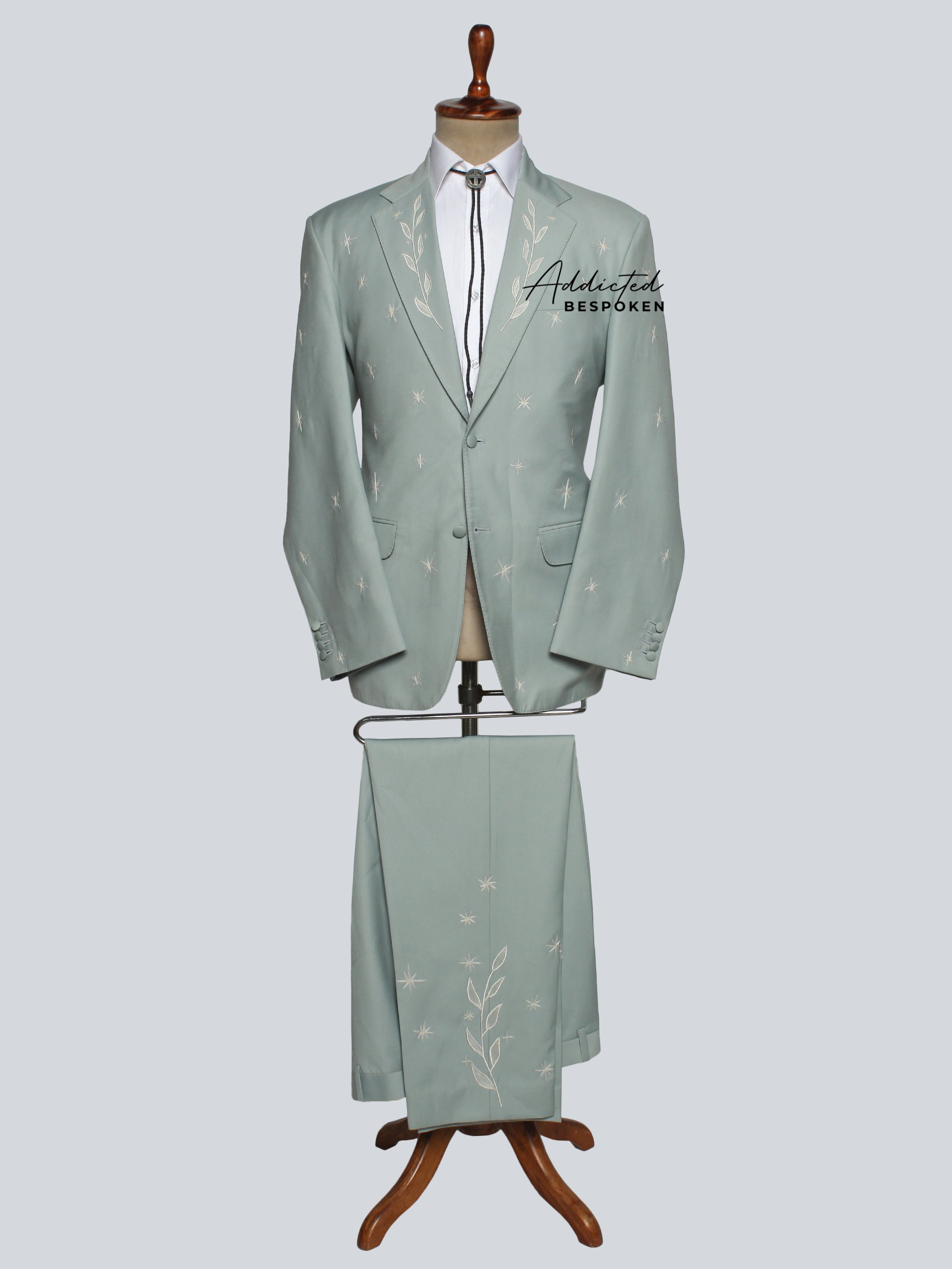 Starlight Embroidered Western Suit