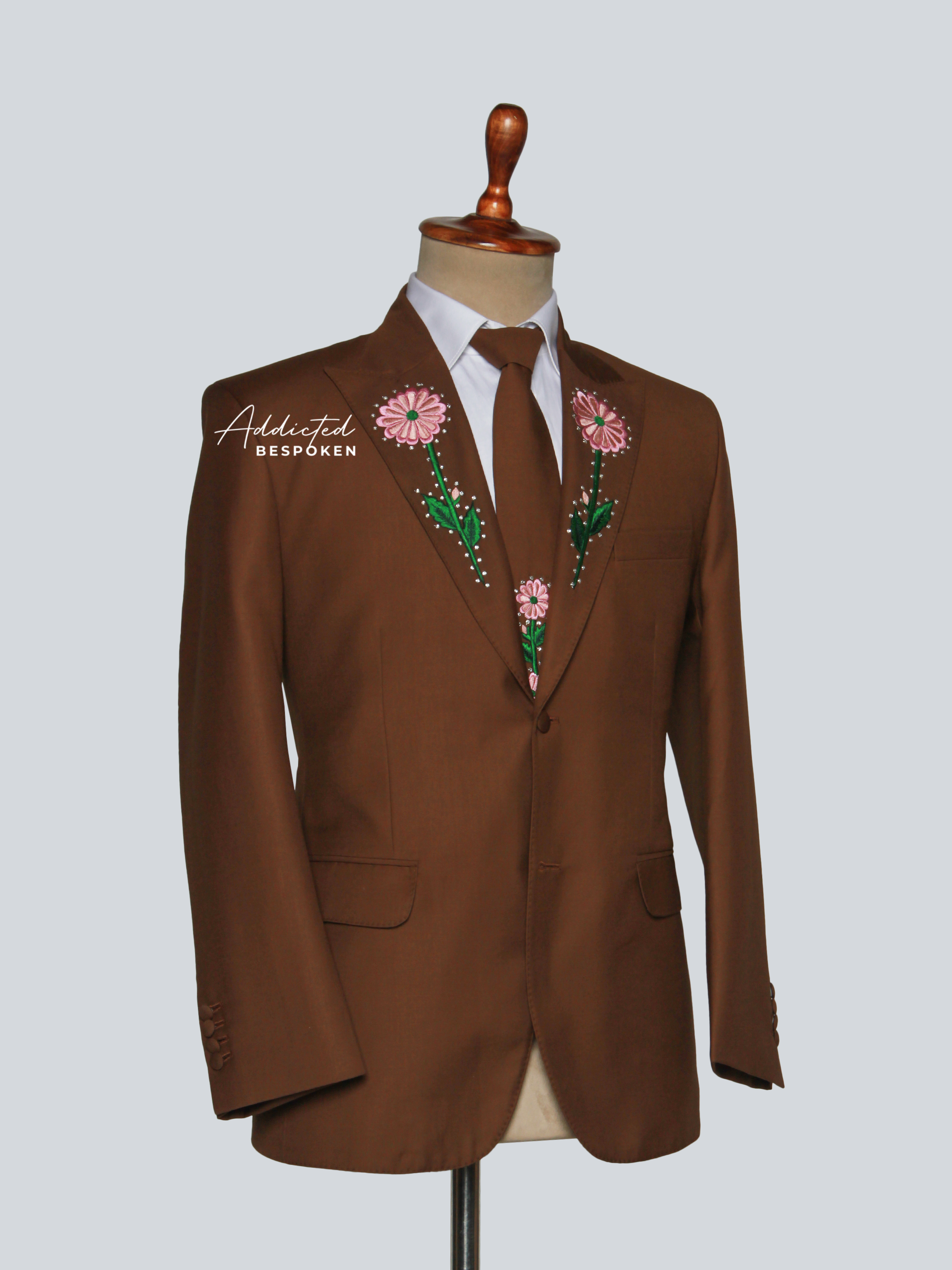 Floral Detail Statement Suit