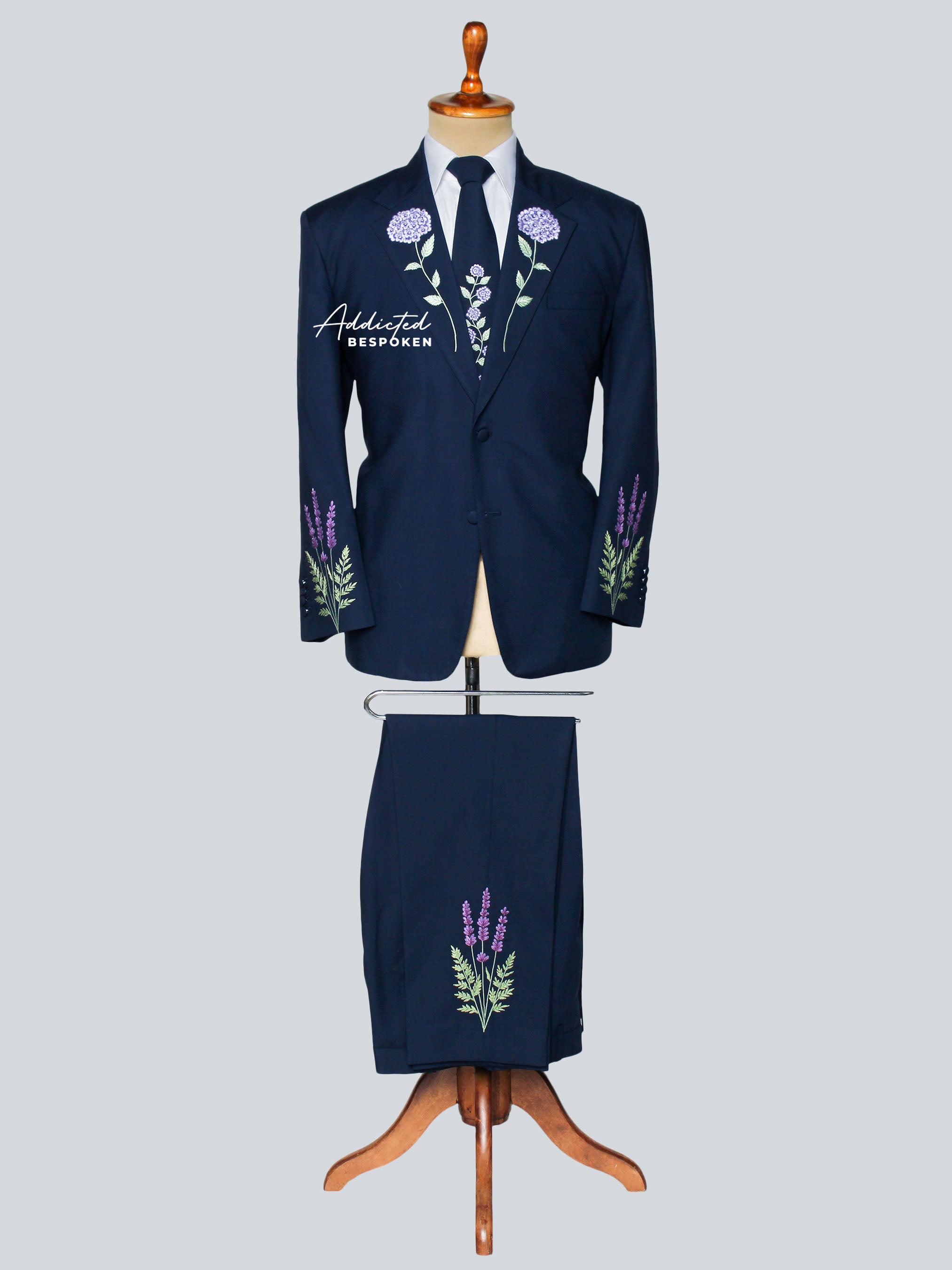 Botanical Bloom Bespoke Suit Addicted Bespoken