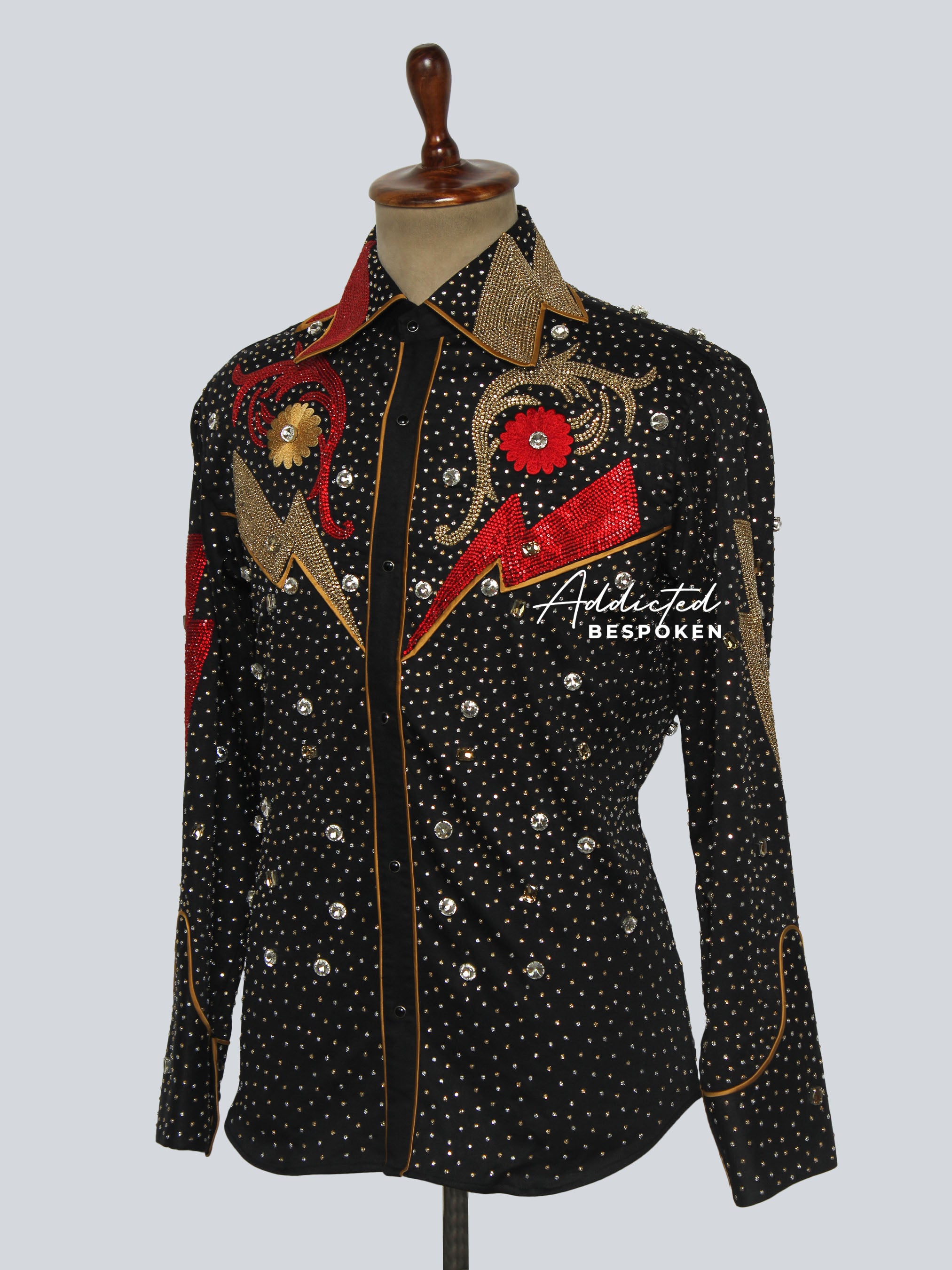 Cosmic Bolt Western Shirt Addicted Bespoken