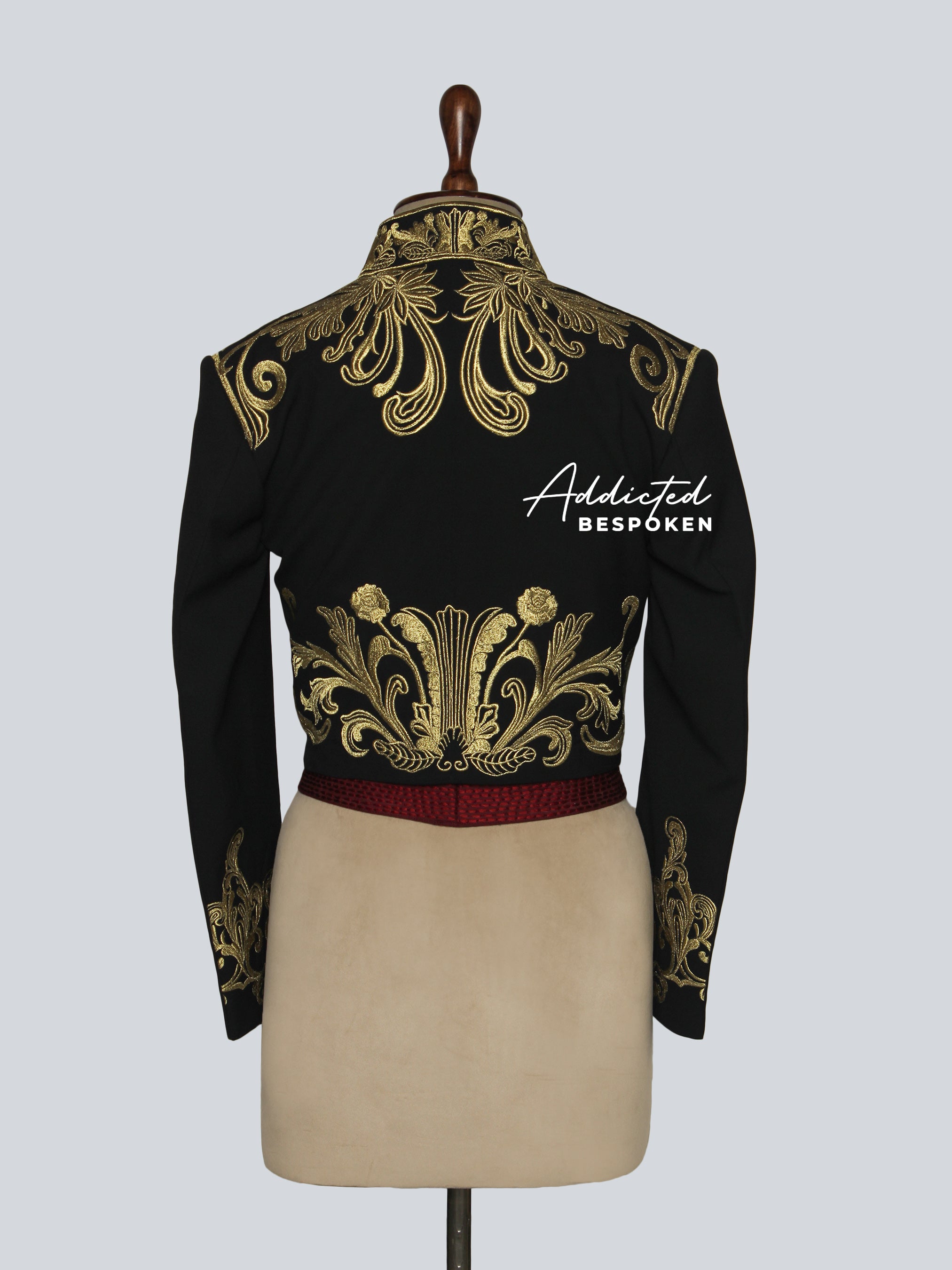 Black & Gold Matador Embroidered Suit Addicted Bespoken