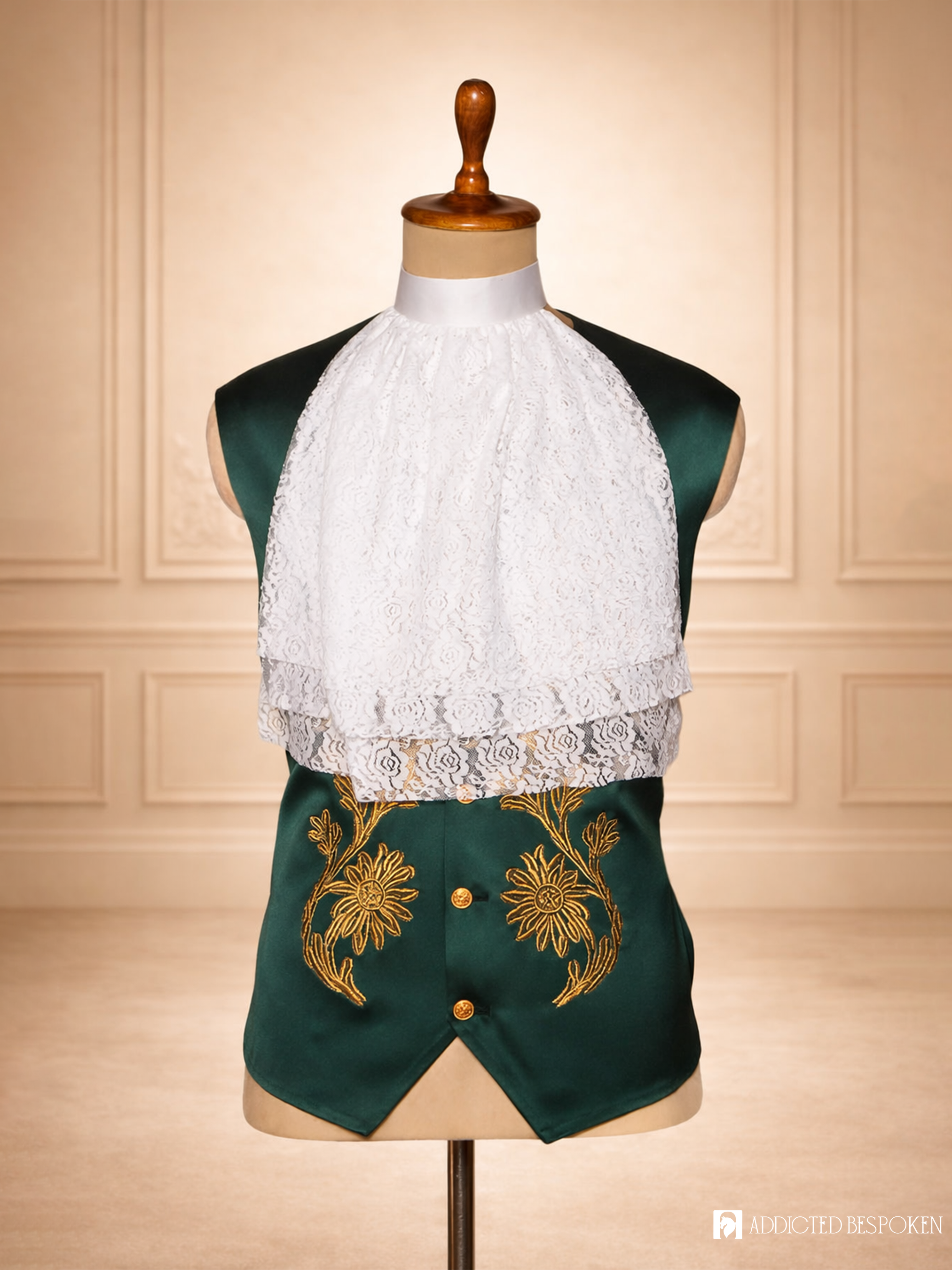 Luxury Rococo Embroidered Court Costume Addicted Bespoken