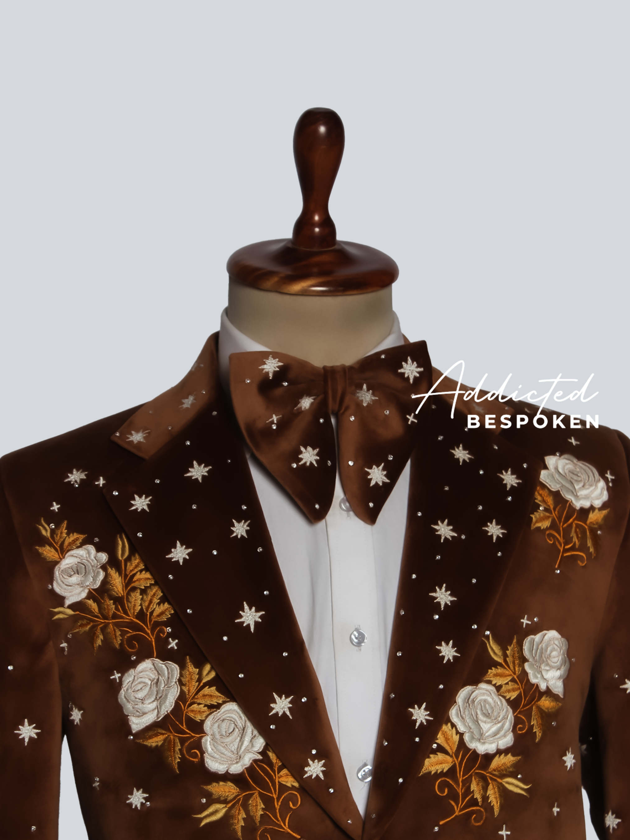 Brown Floral Matador Blazer