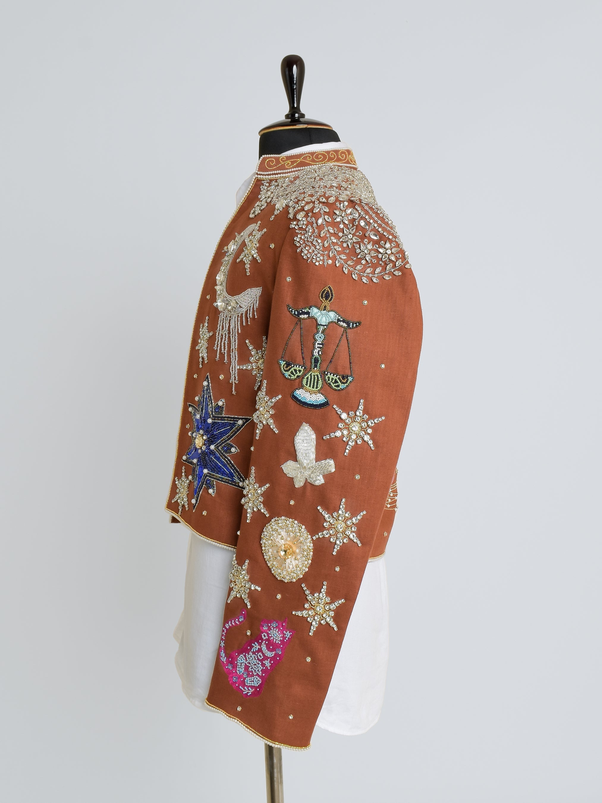 Celestial Themed Embroidered Jacket Addicted Bespoken