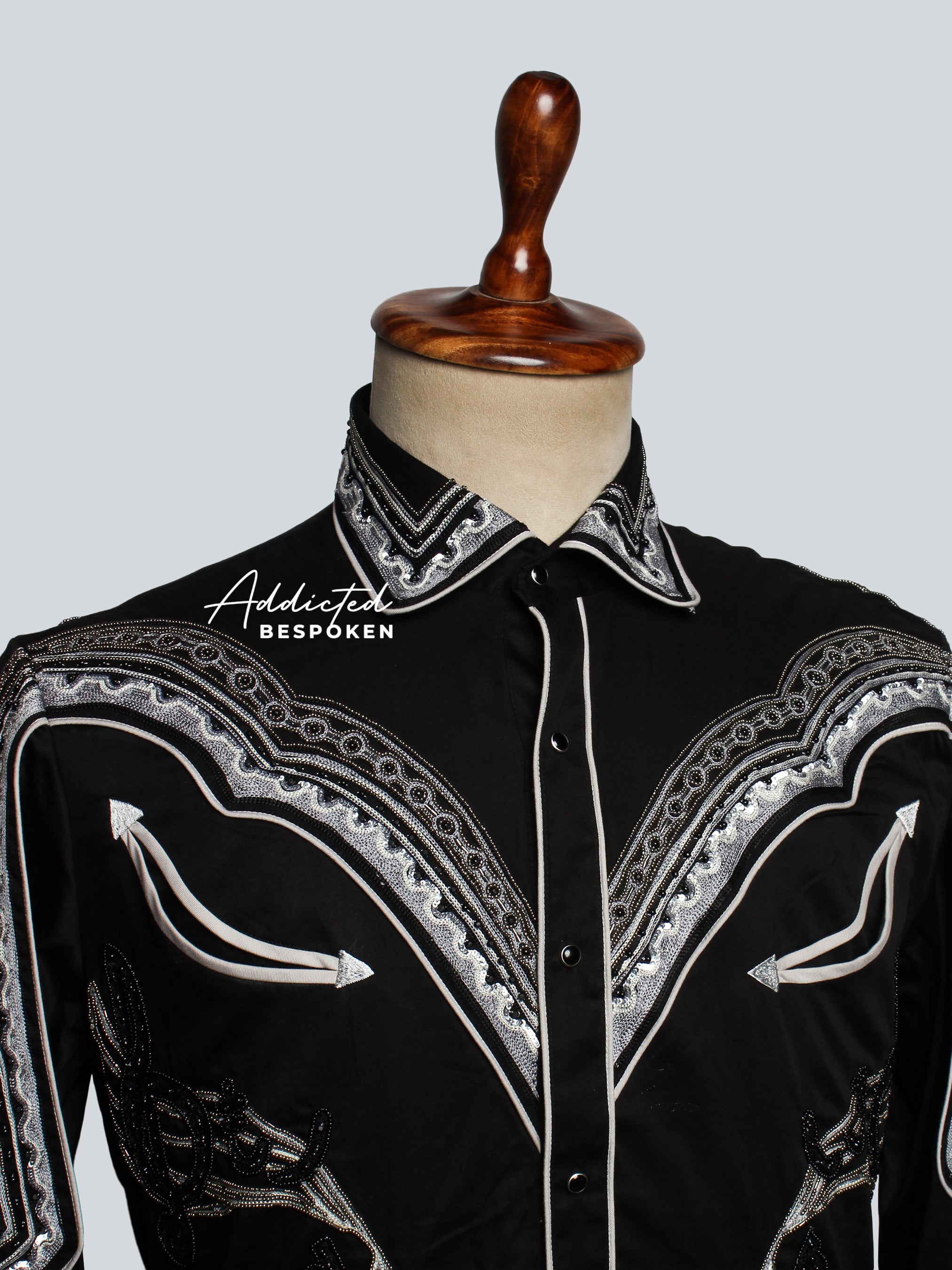 Western Thread Embroidered Shirt