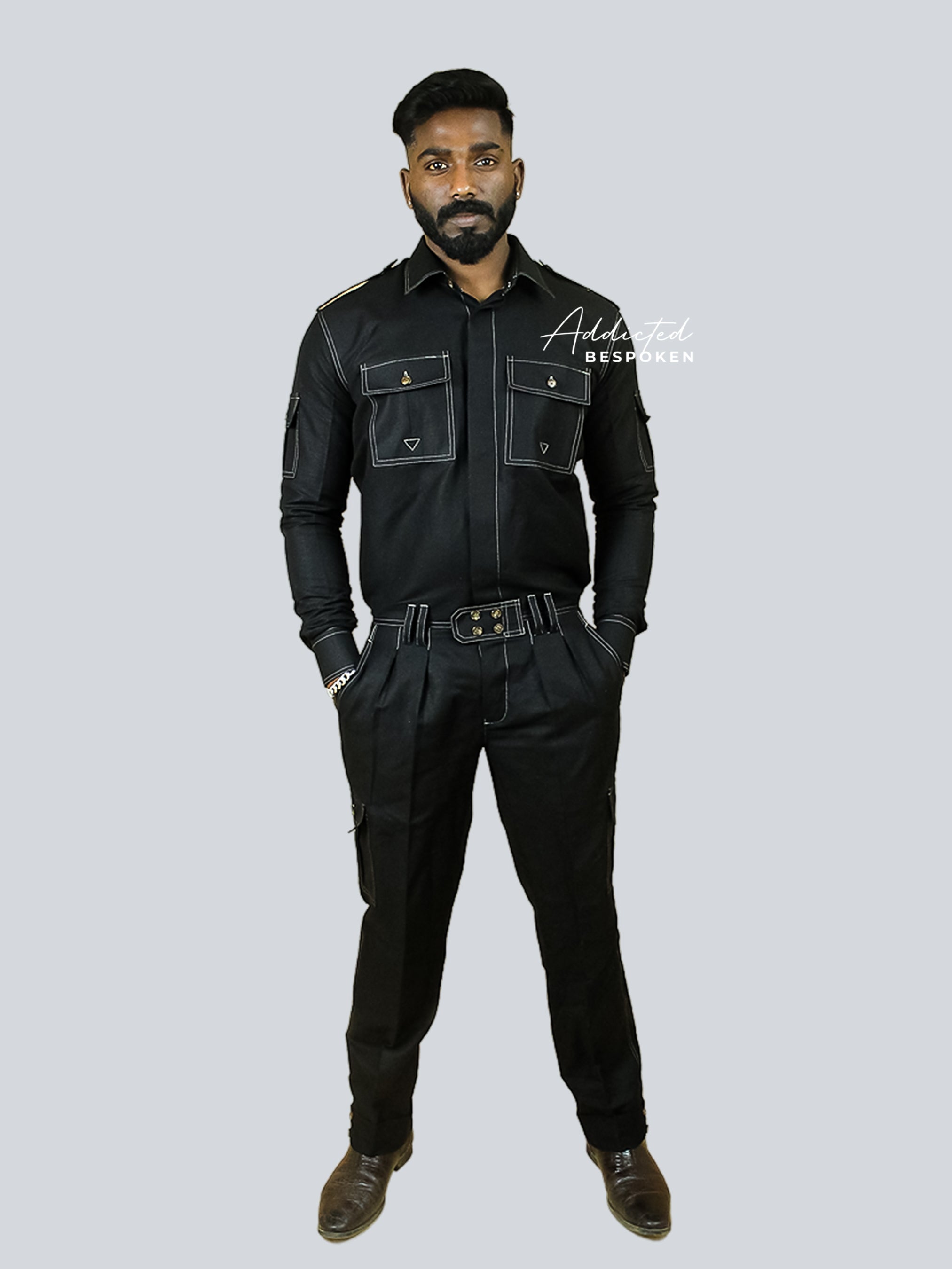 Military Inspired Retro Jumpsuit Addicted Bespoken