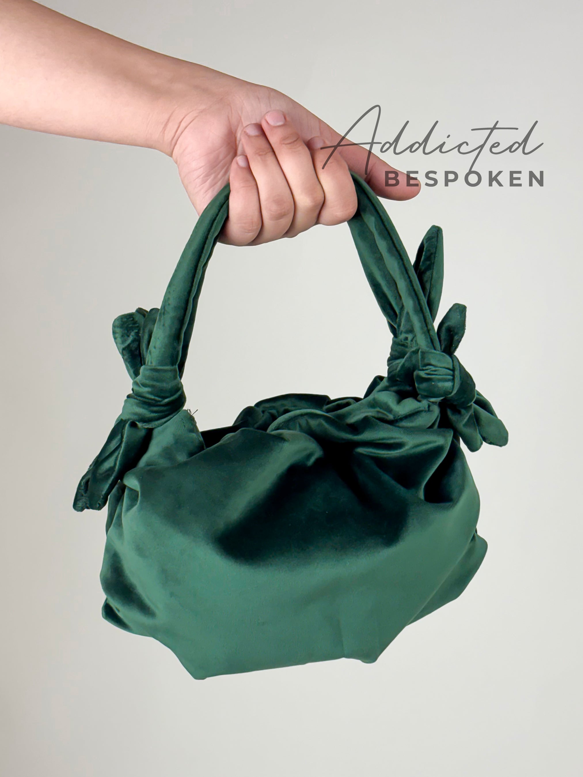 Green Furoshiki Knot Bag Addicted Bespoken