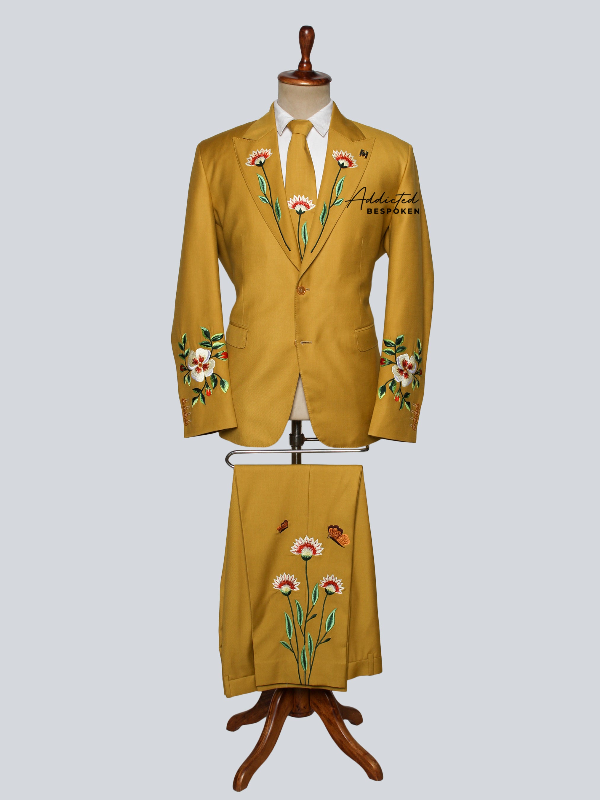 Sunlit Meadow Statement Floral Suit