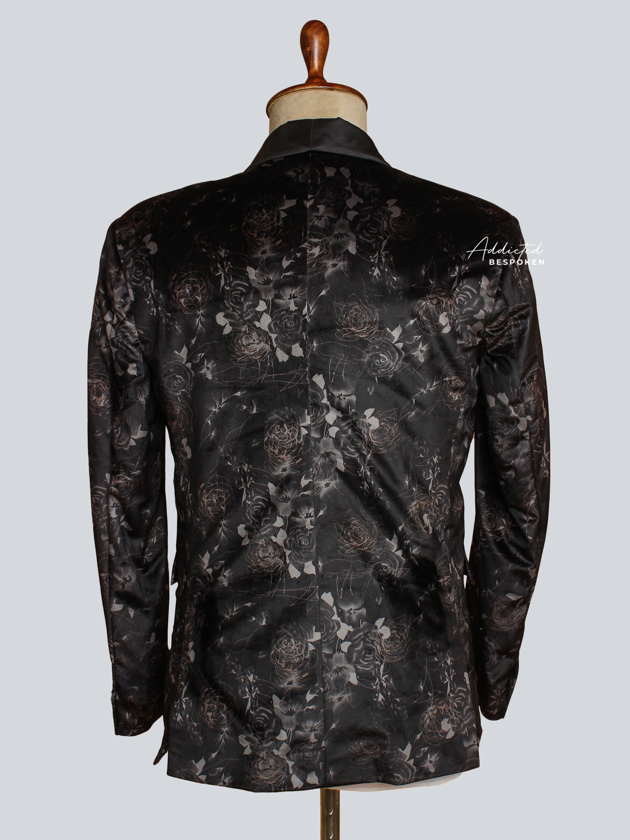 Black Brocade Blazer (CLS) Addicted Bespoken