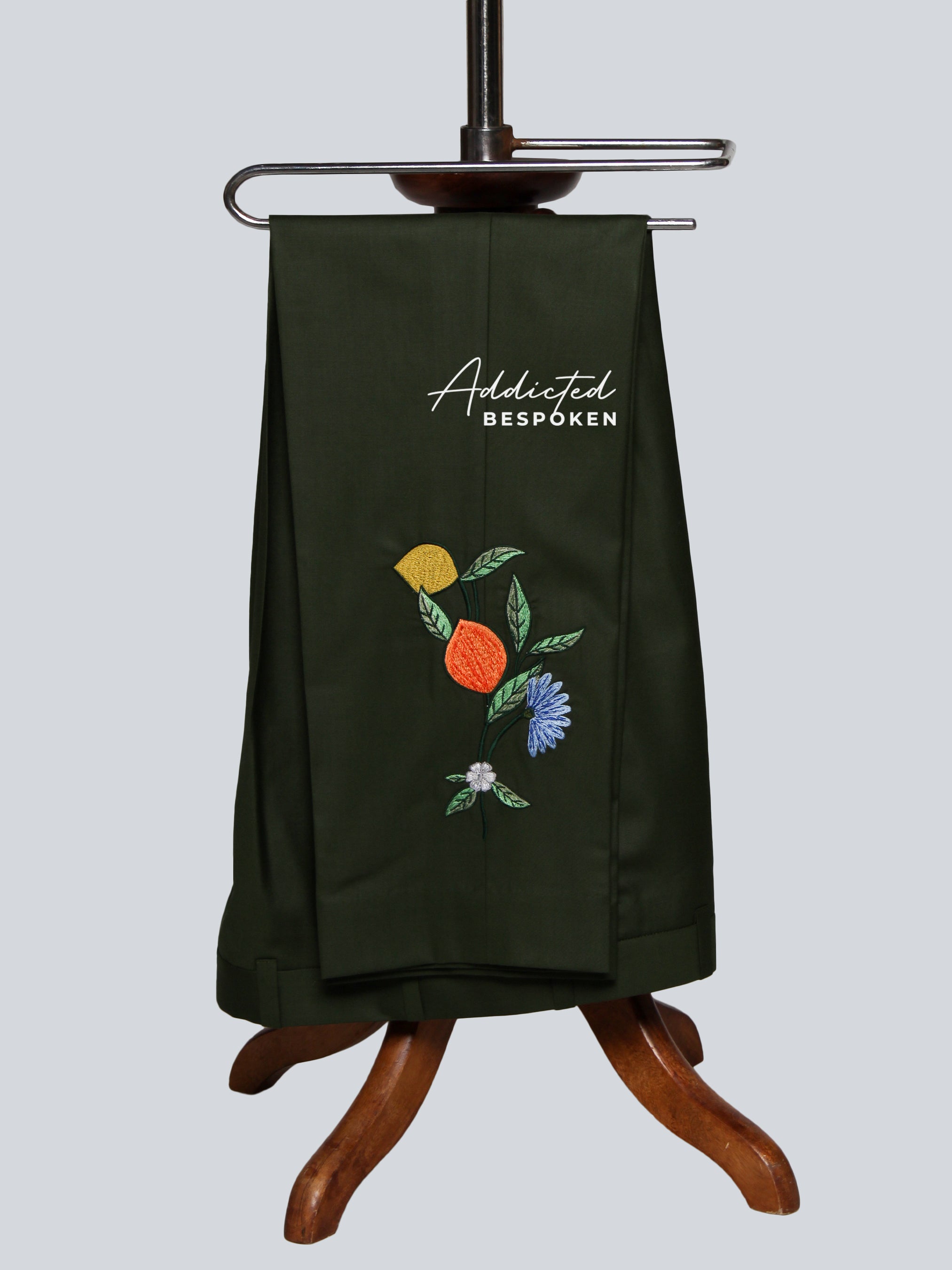 Harvest Garden Delight Whimsical Embroidery Suit