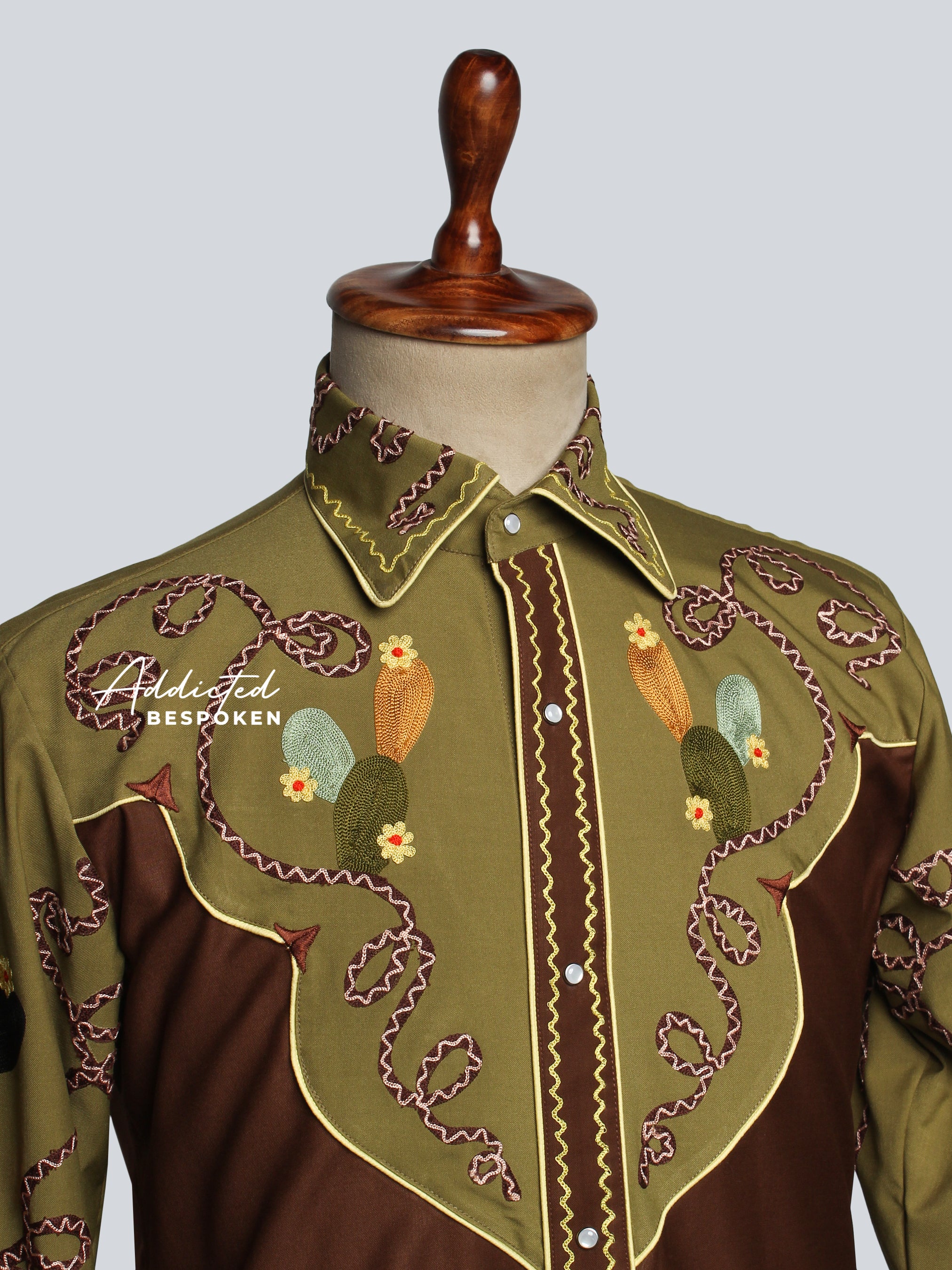 Premium Cactus Embroidered Shirt