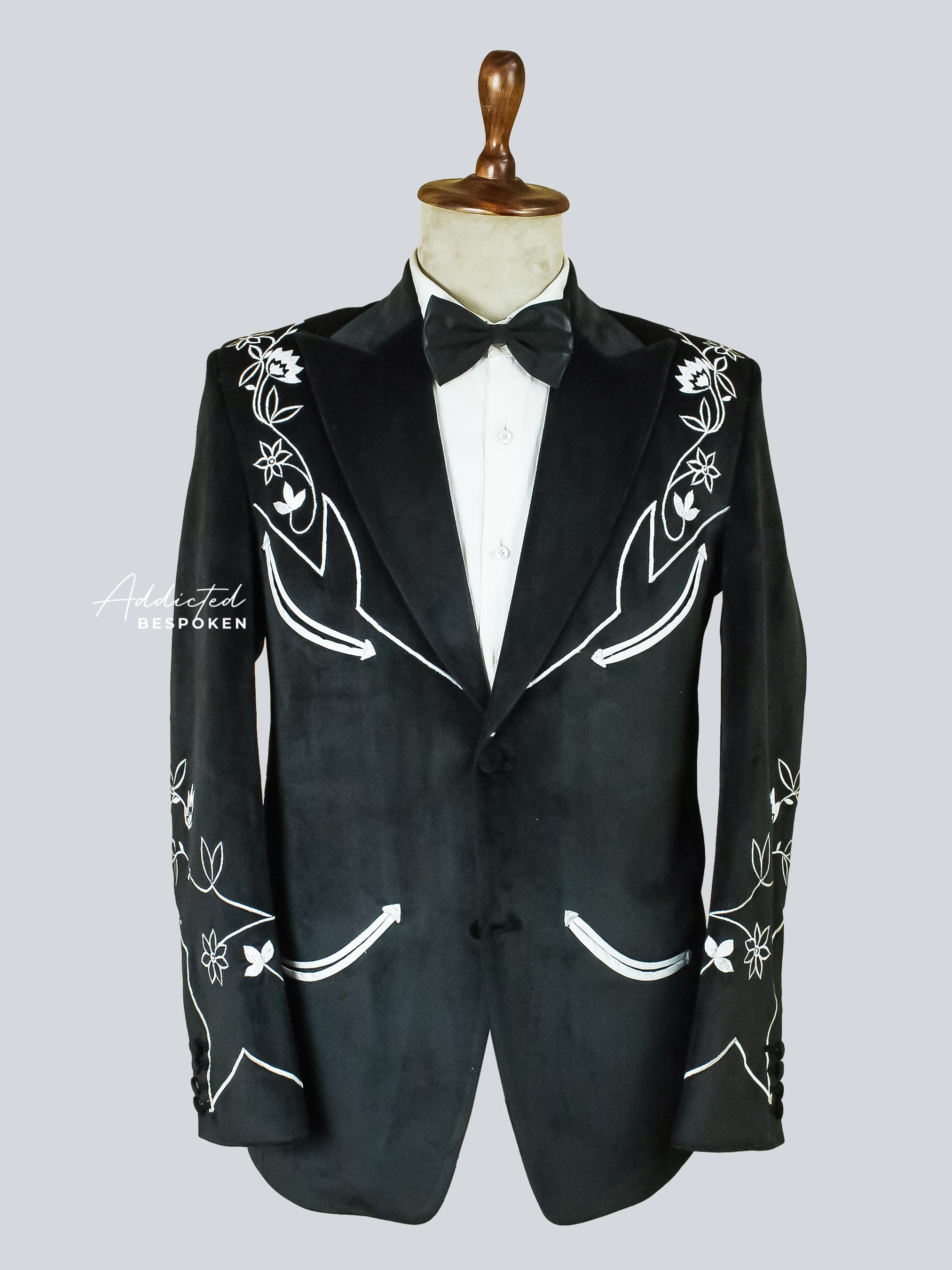 Midnight Blossom Blazer Addicted Bespoken