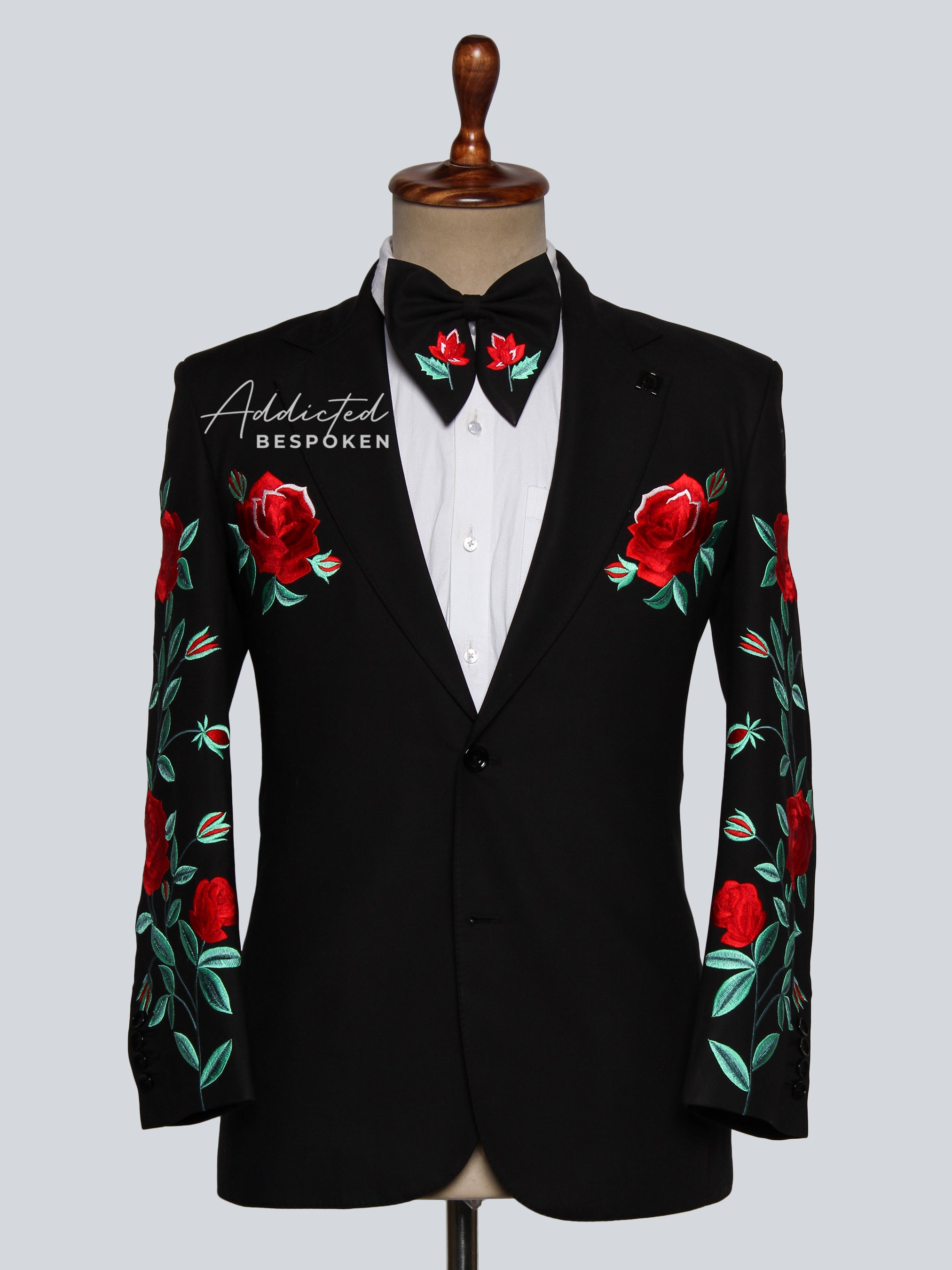 Bespoke Rose Pattern Attire Addicted Bespoken