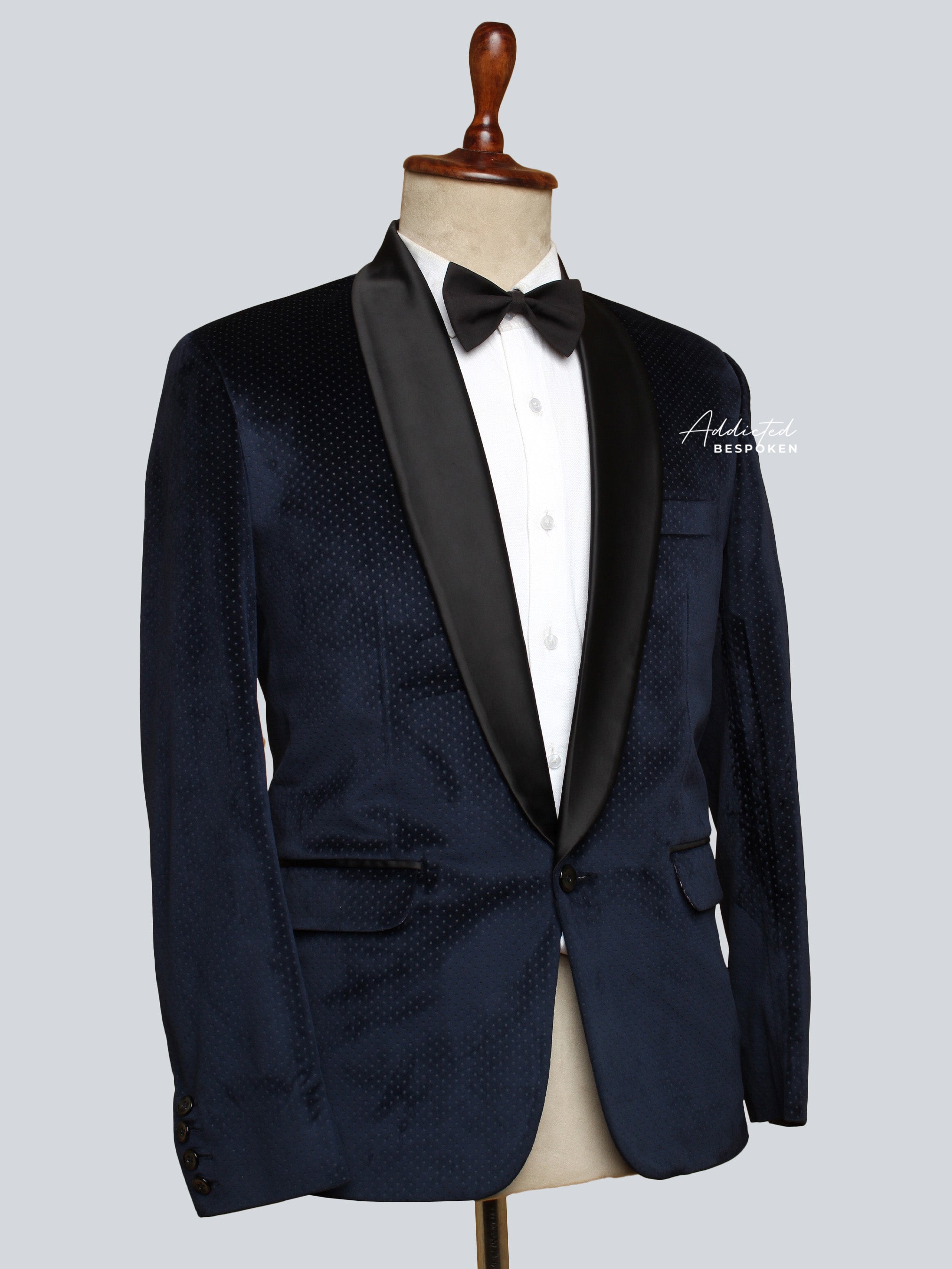 Bold Blue Velvet Blazer (CLS) Addicted Bespoken