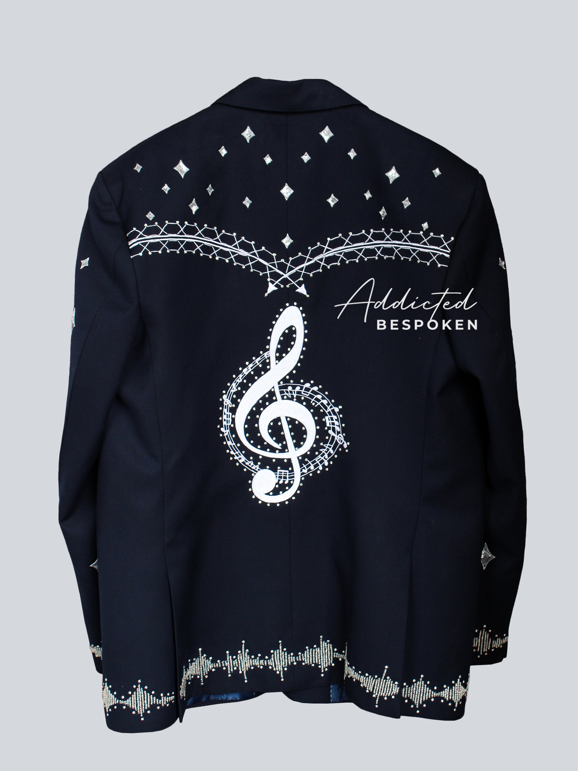 Night Symphony Suit – Rhythmic Elegance