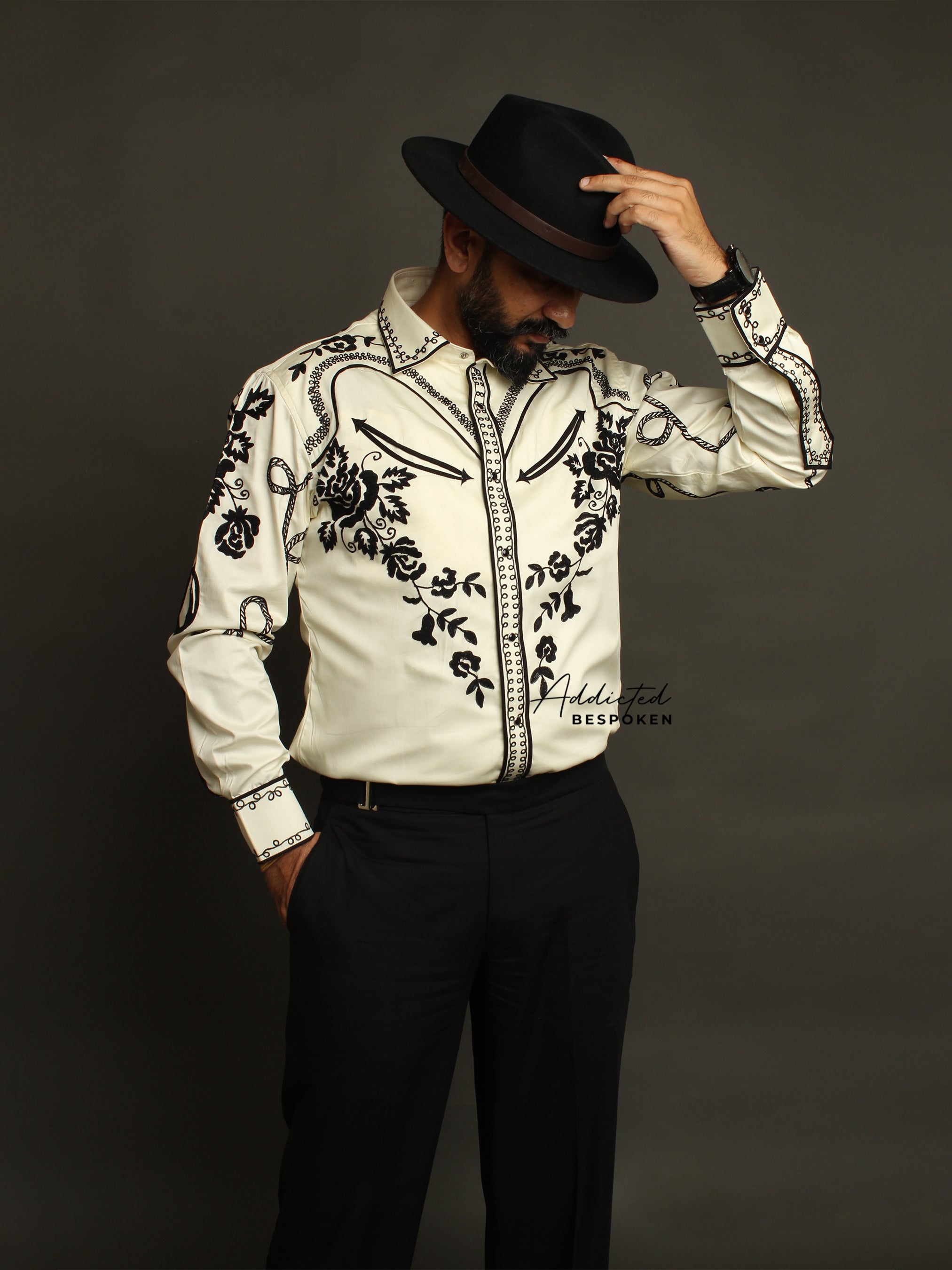 Versatile Ivory Cowboy Shirt Addicted Bespoken
