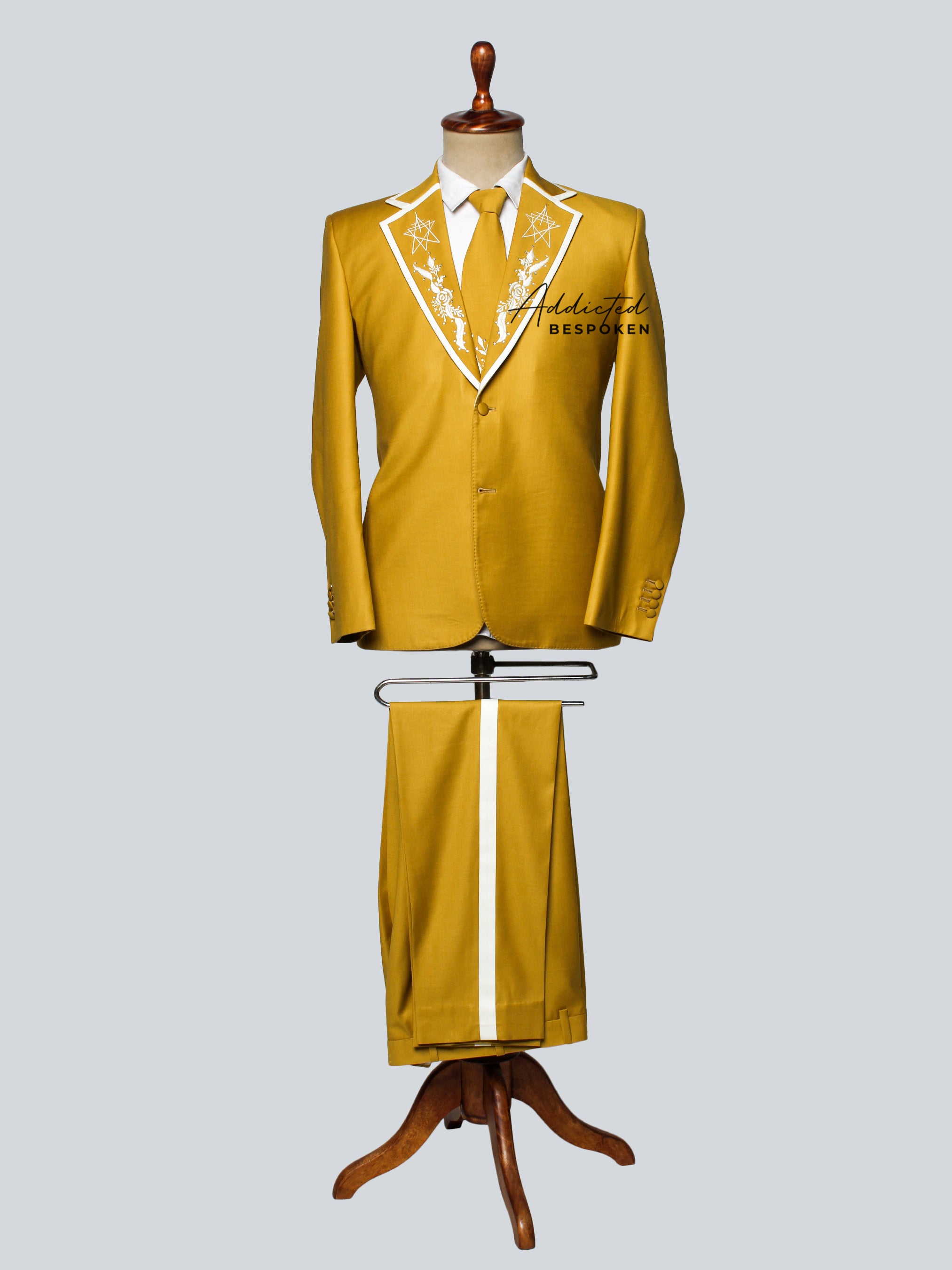 Starlit Elegance Bespoke Suit