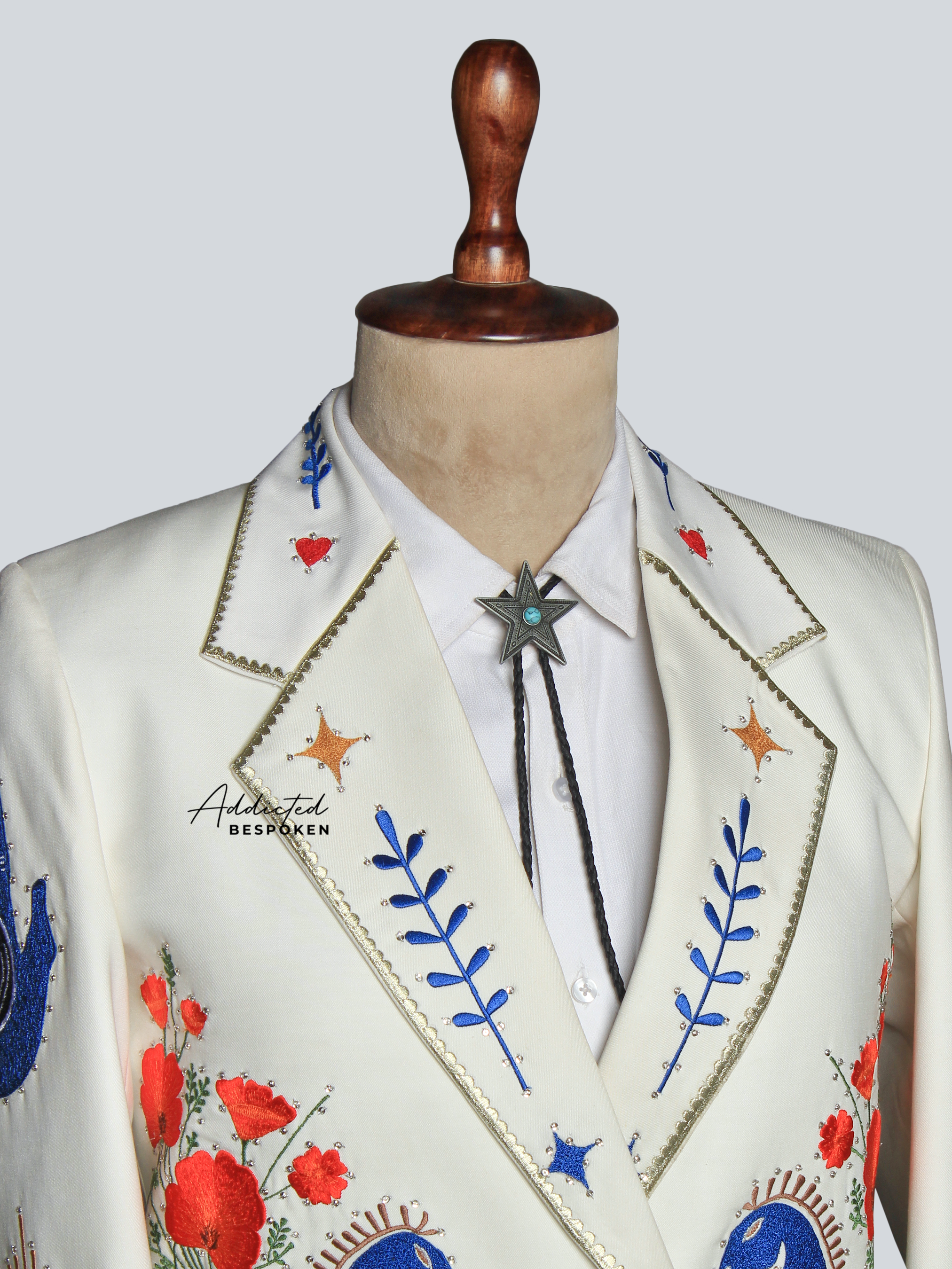 The Celestial Mustang Embroidered Suit