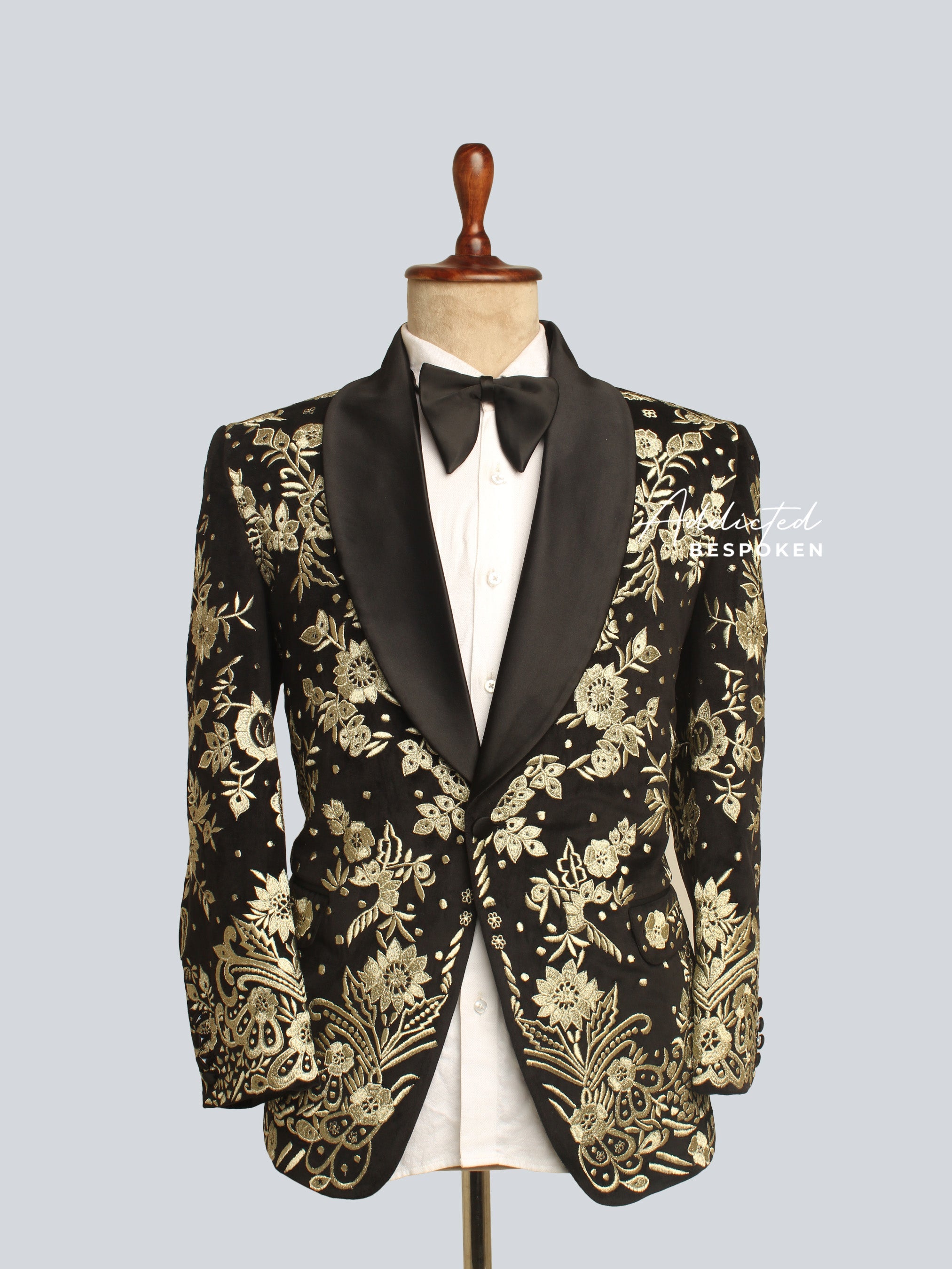 Exquisite Midnight Embellished Blazer Addicted Bespoken