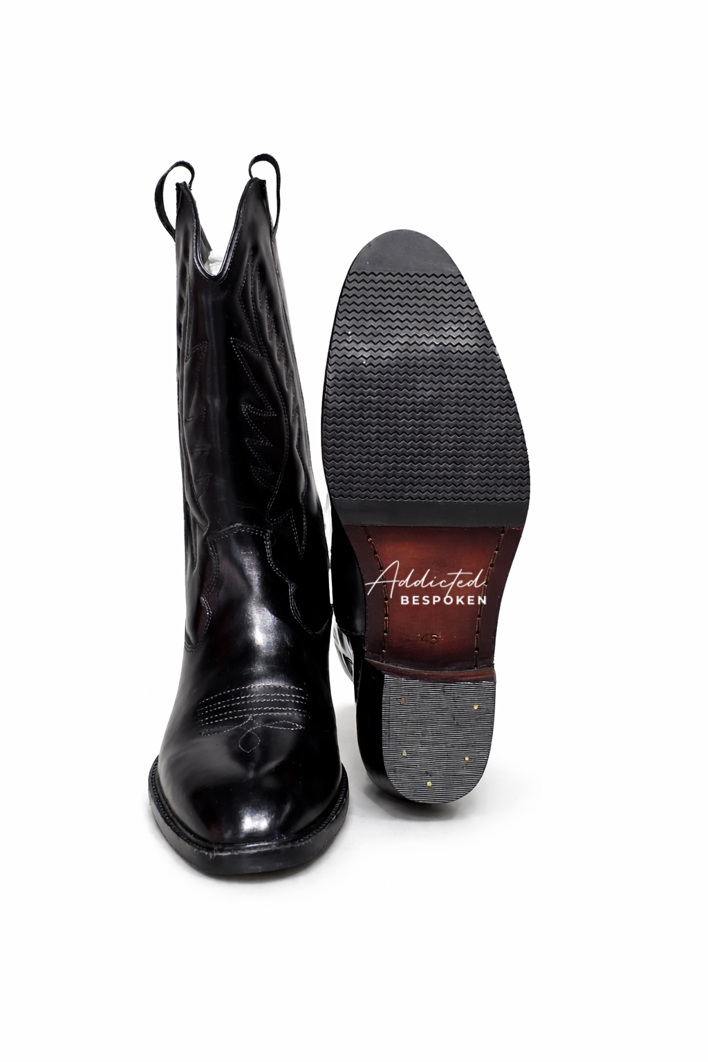 Midnight Cowboy Boots Addicted Bespoken