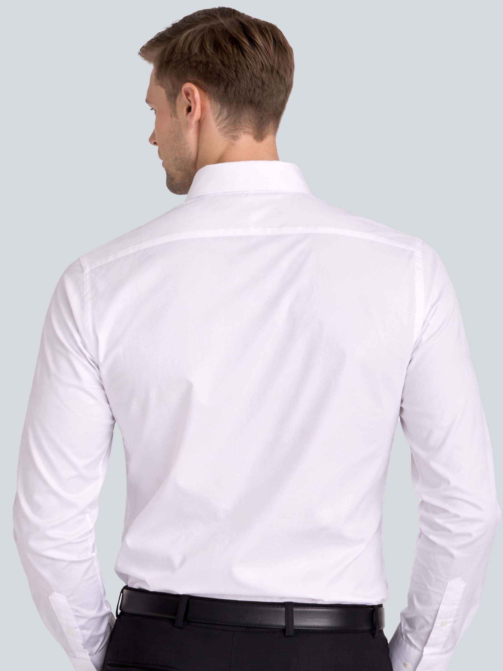 Crisp White Formal Shirt Addicted Bespoken