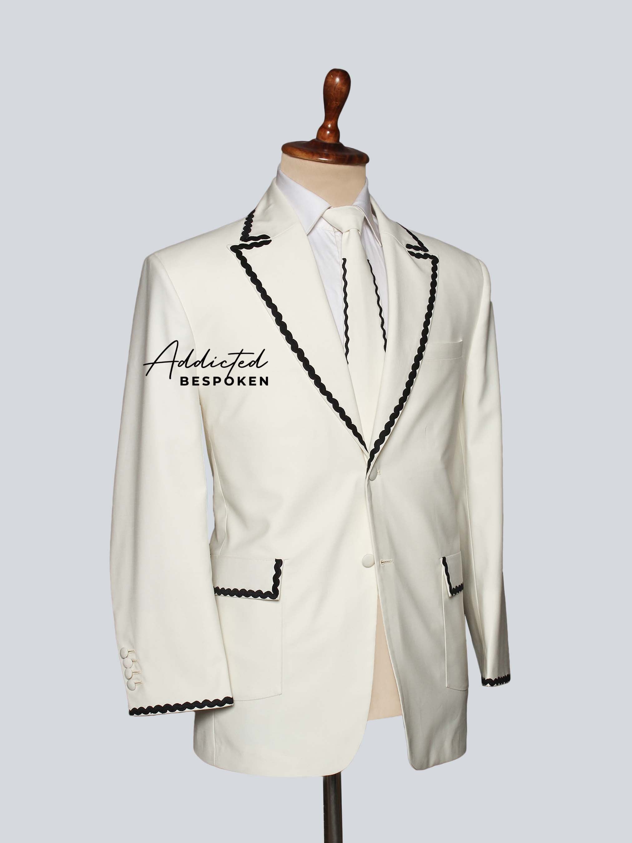 Signature Embroidered Tailored Blazer Addicted Bespoken