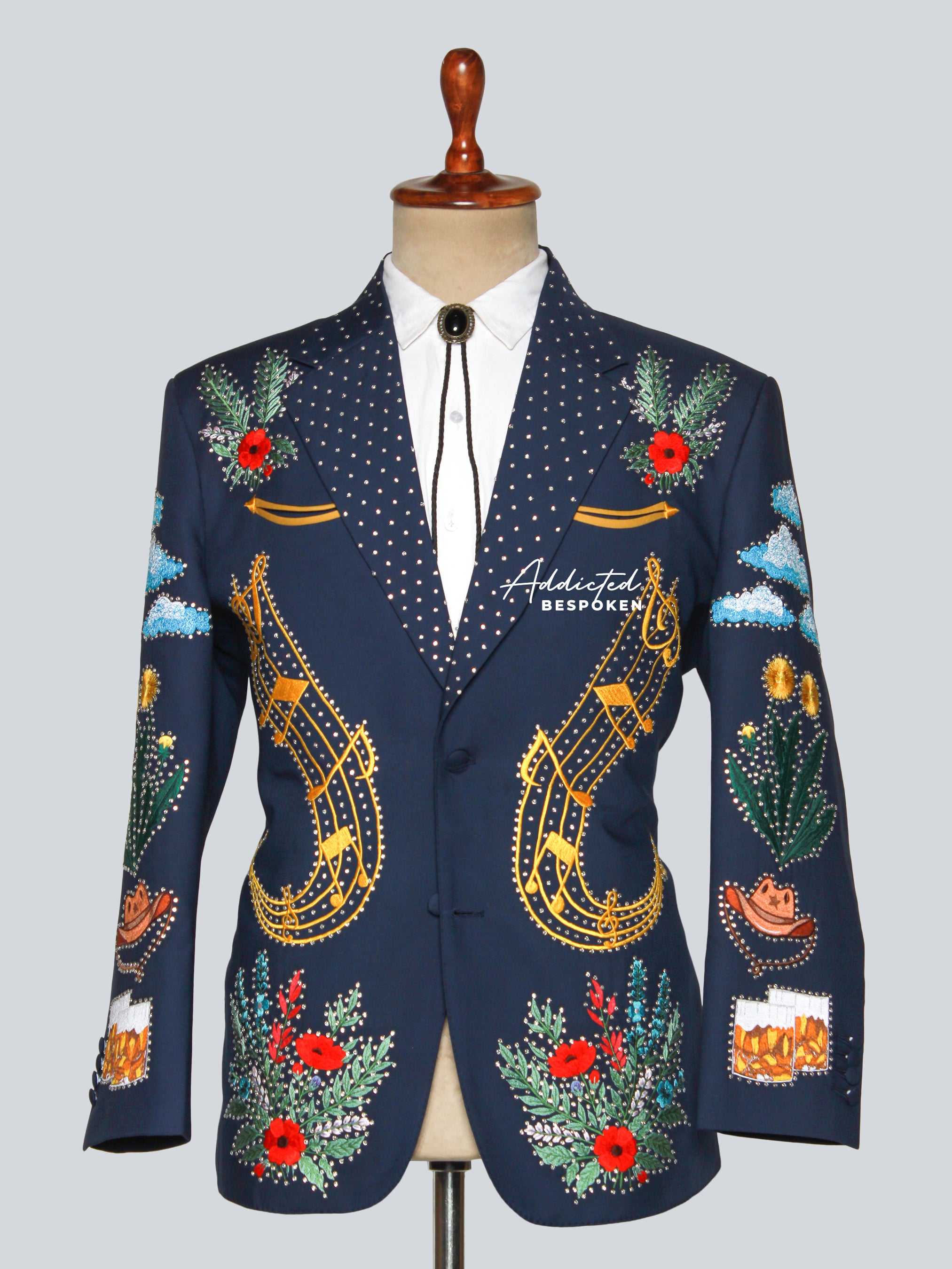 Desert Melody Embroidered Blazer (Copy) Addicted Bespoken