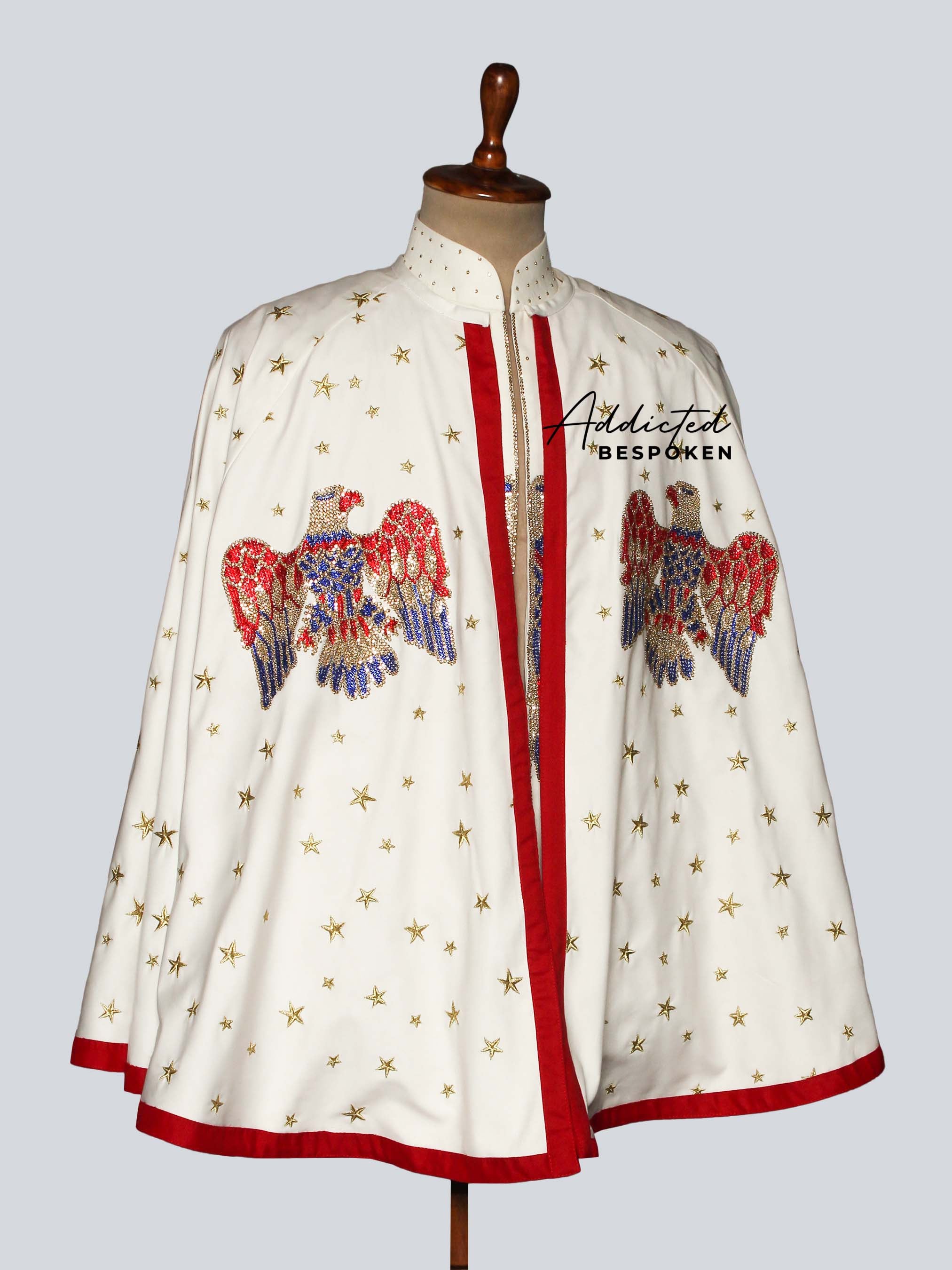 Eagle Crystal Cape Suit Addicted Bespoken