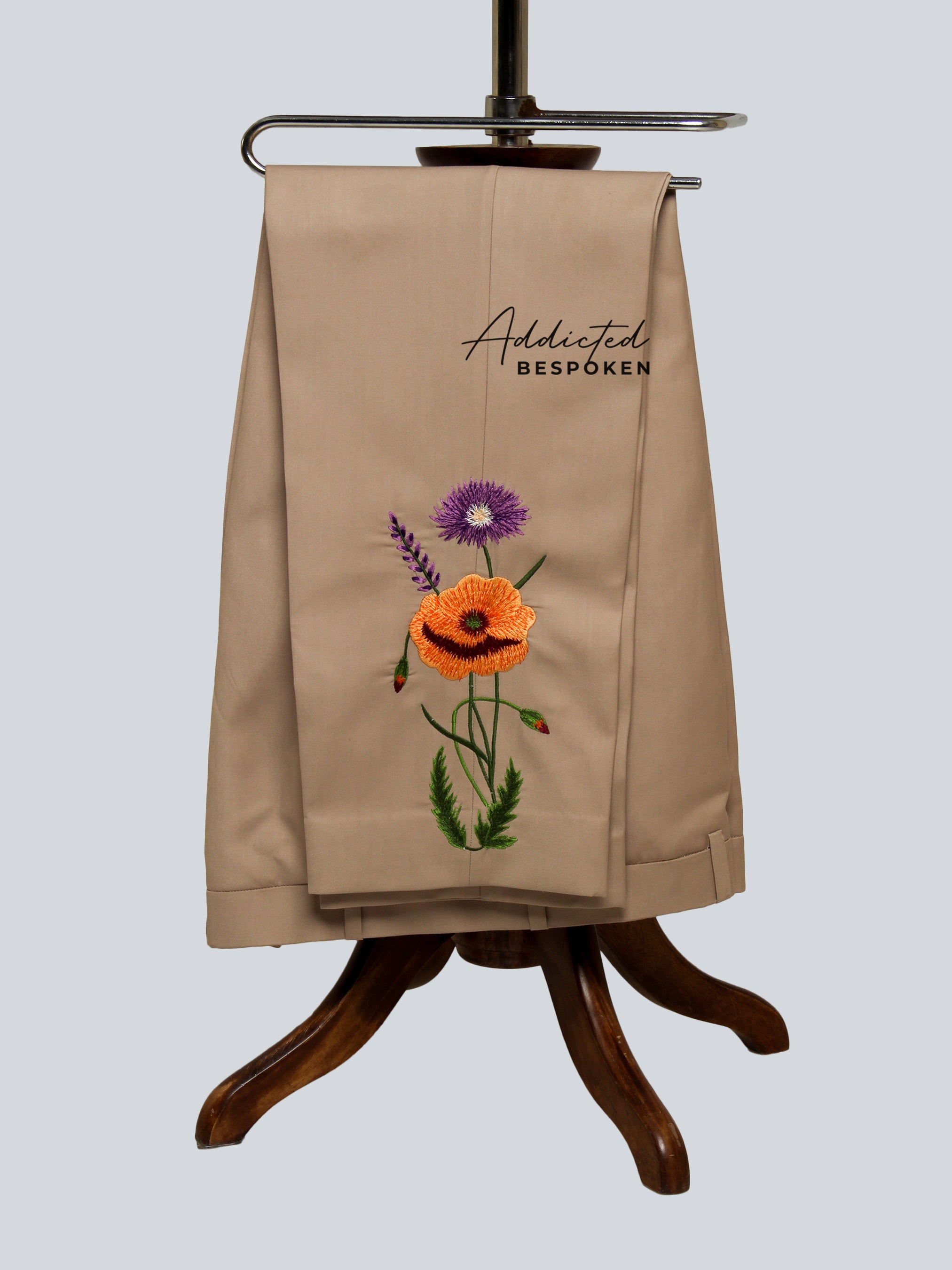 Wildflower Elegance Embroidered Suit